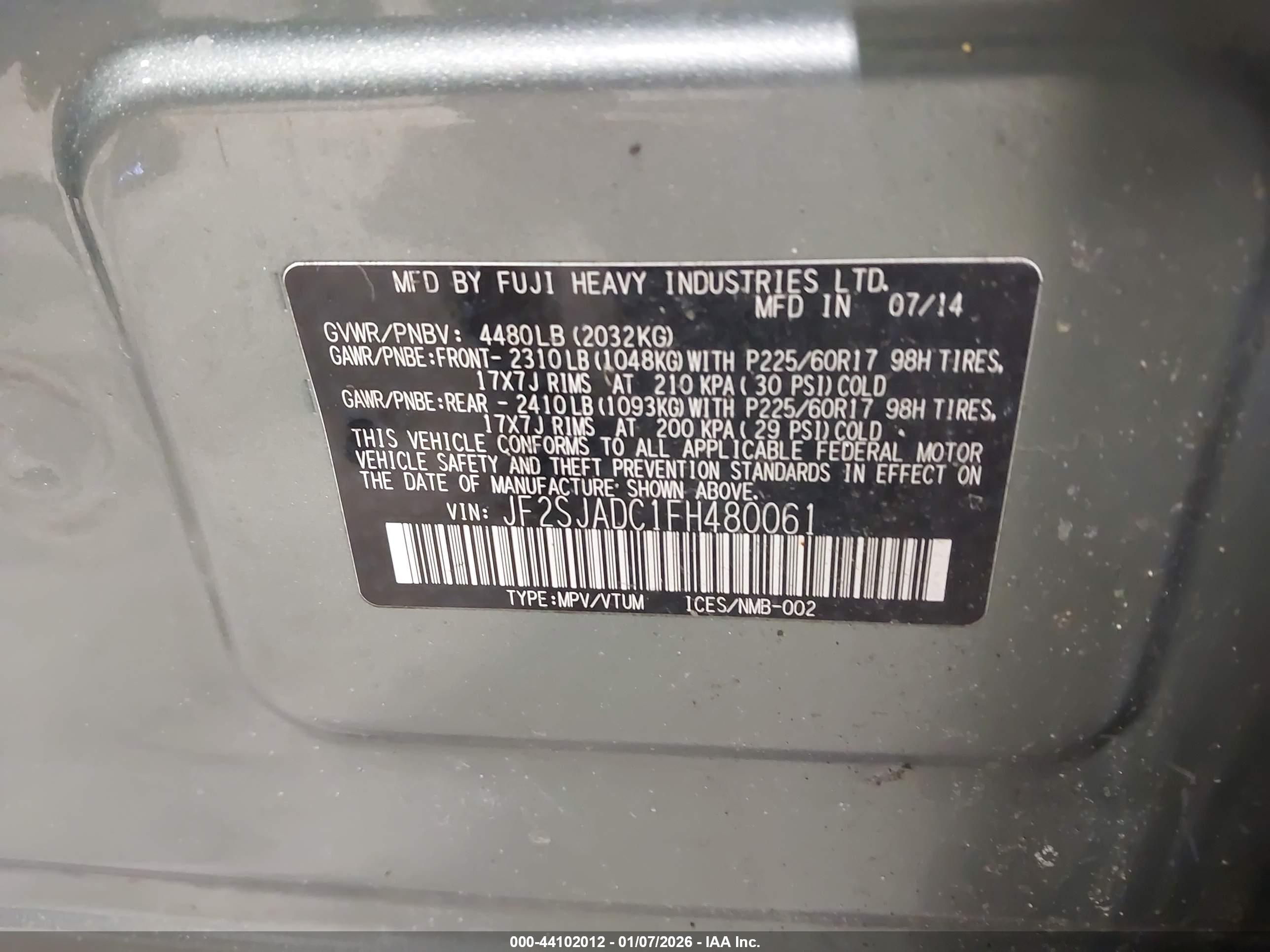 SUBARU FORESTER image 9