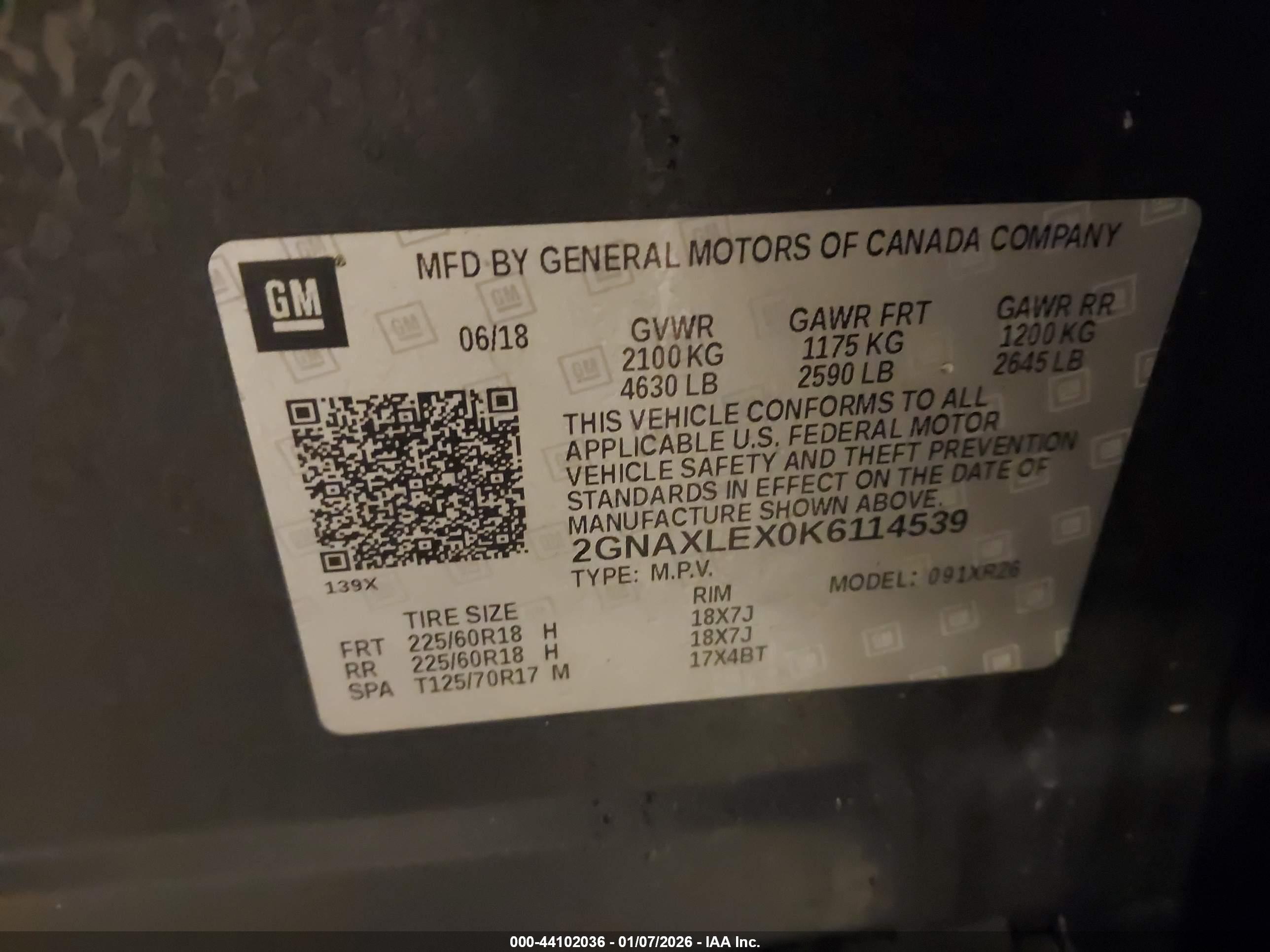 CHEVROLET EQUINOX image 9