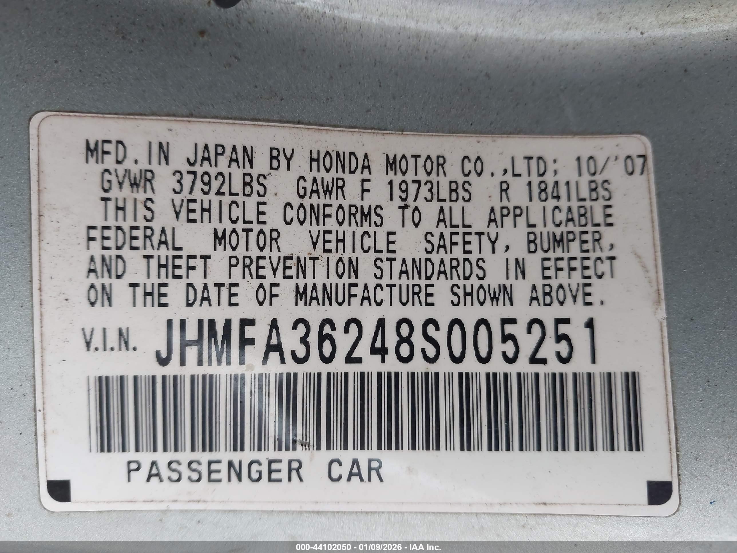 HONDA CIVIC image 9
