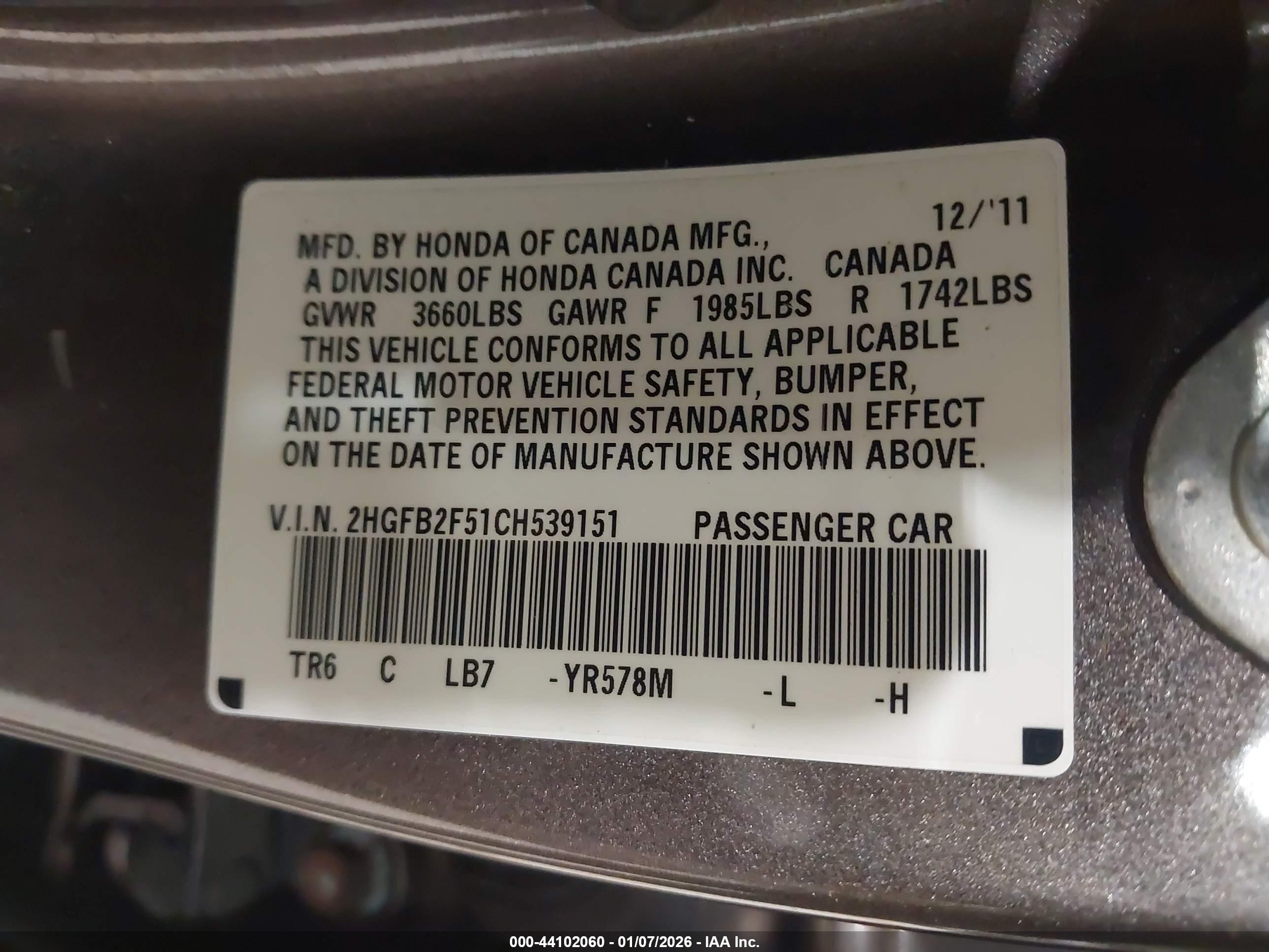 HONDA CIVIC image 9