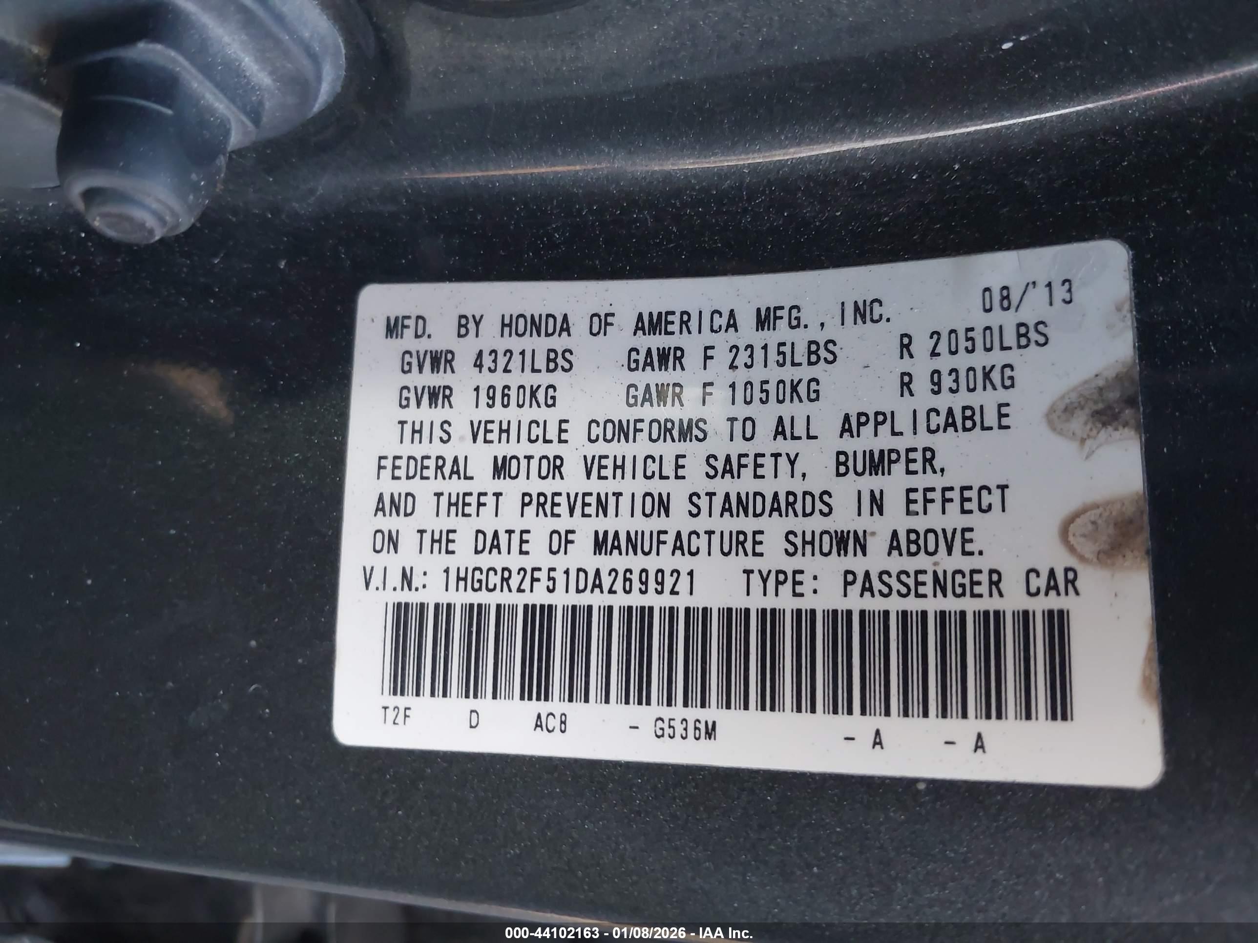 HONDA ACCORD image 9