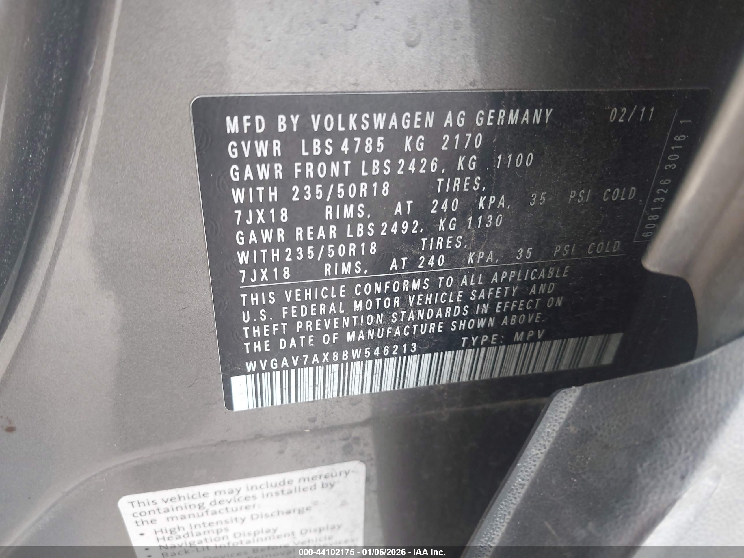 VOLKSWAGEN TIGUAN image 9