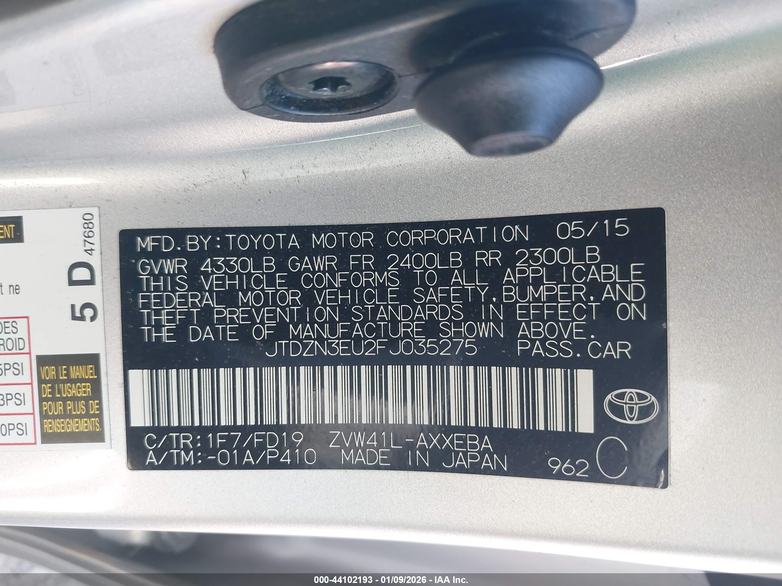 TOYOTA PRIUS image 9