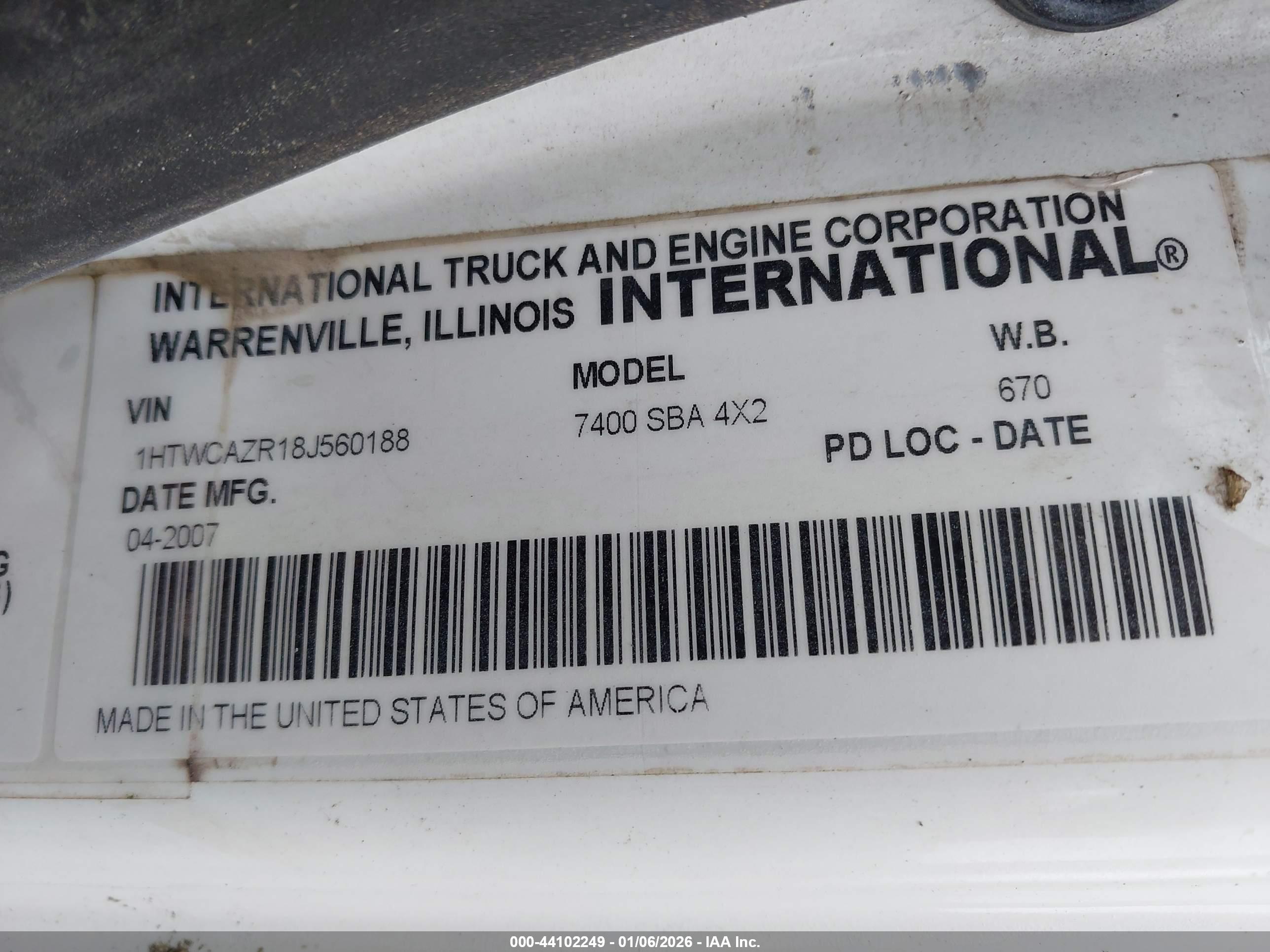 INTERNATIONAL 7000 image 9