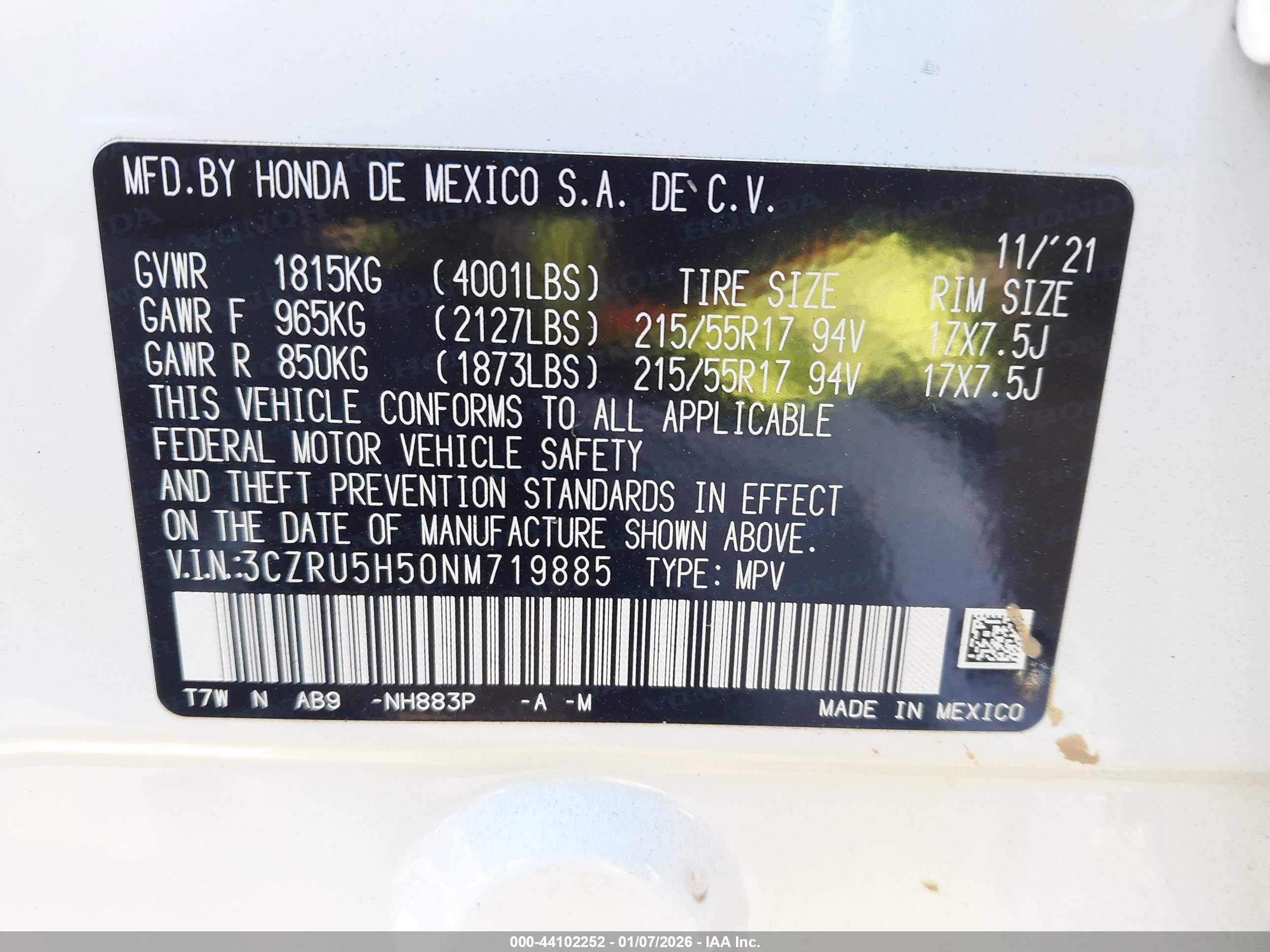 HONDA HR-V image 9