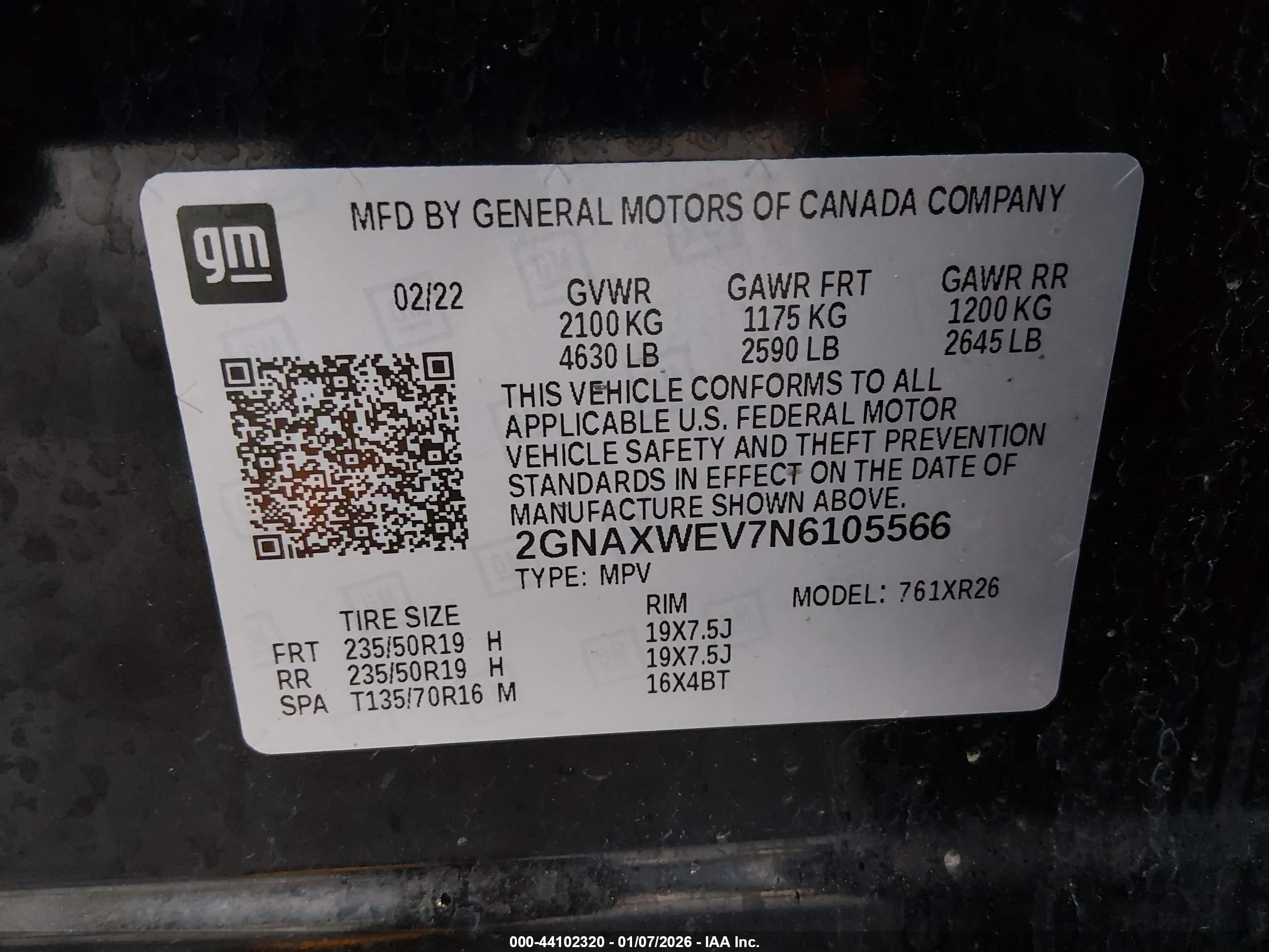 CHEVROLET EQUINOX image 9