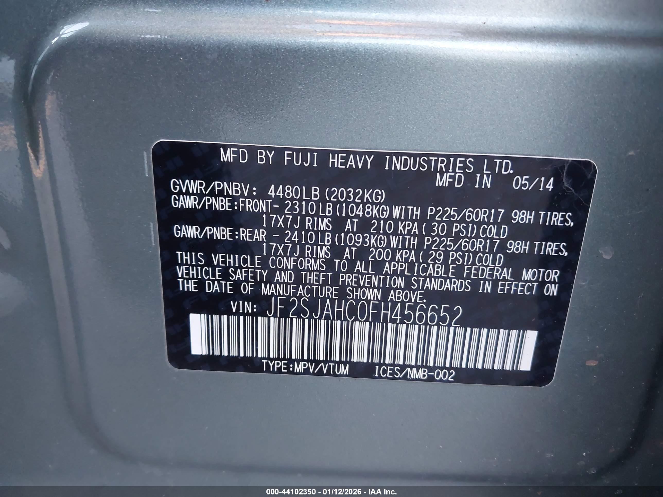 SUBARU FORESTER image 9