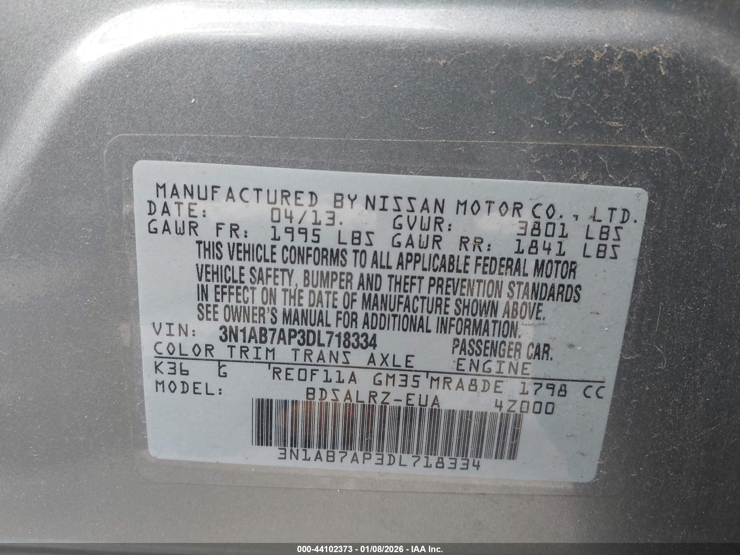NISSAN SENTRA image 9