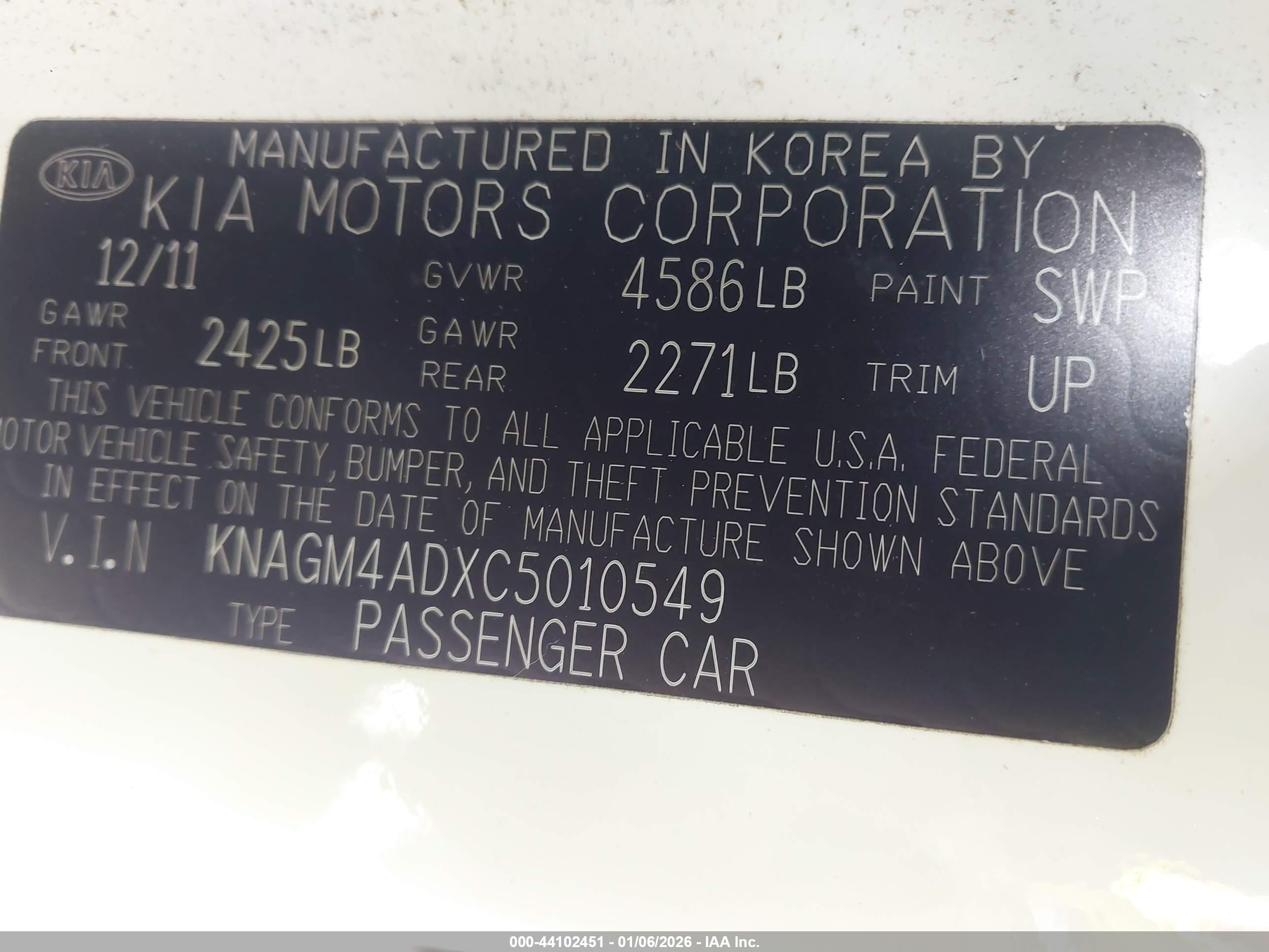 KIA OPTIMA image 9