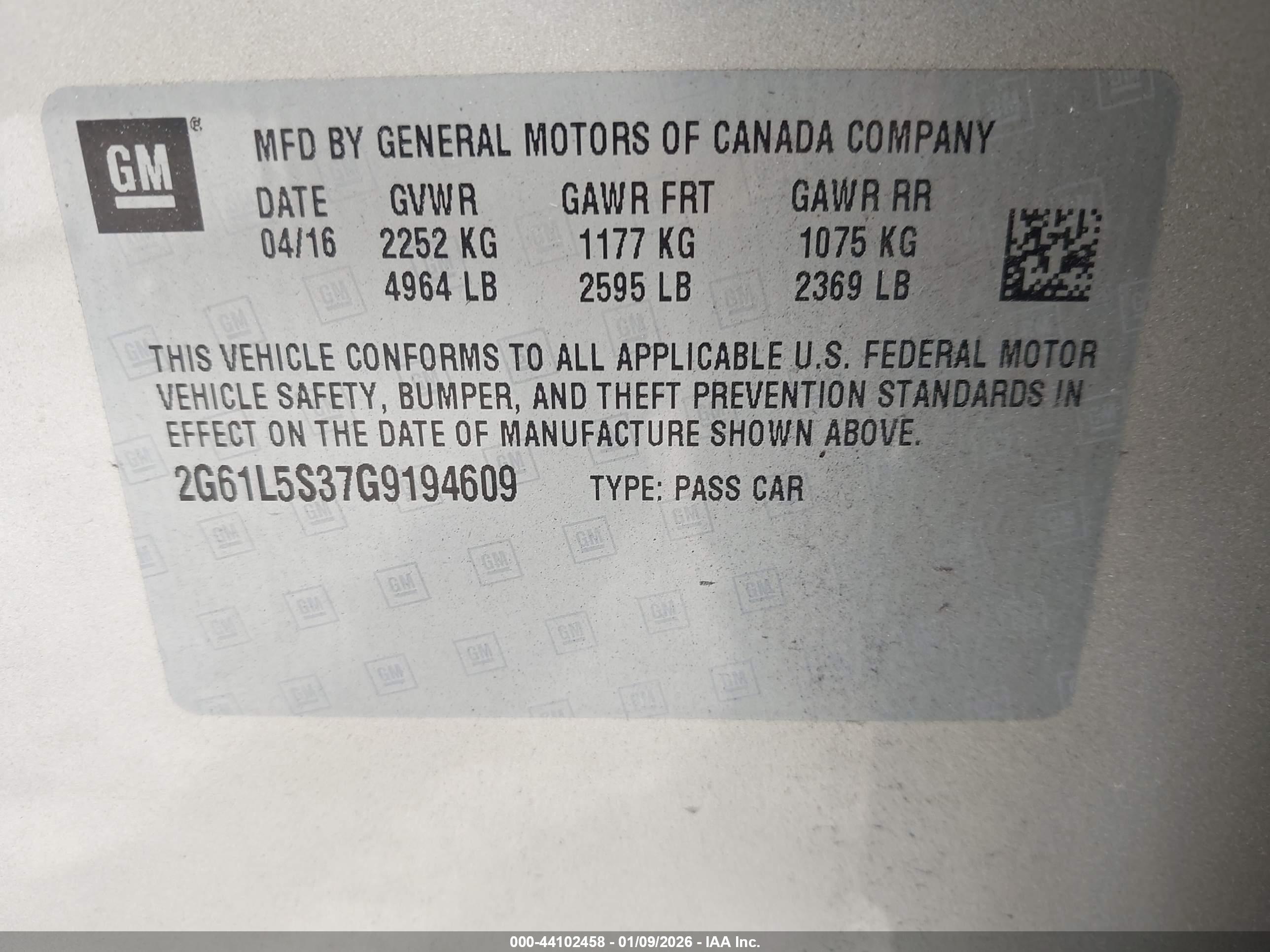 CADILLAC XTS image 9