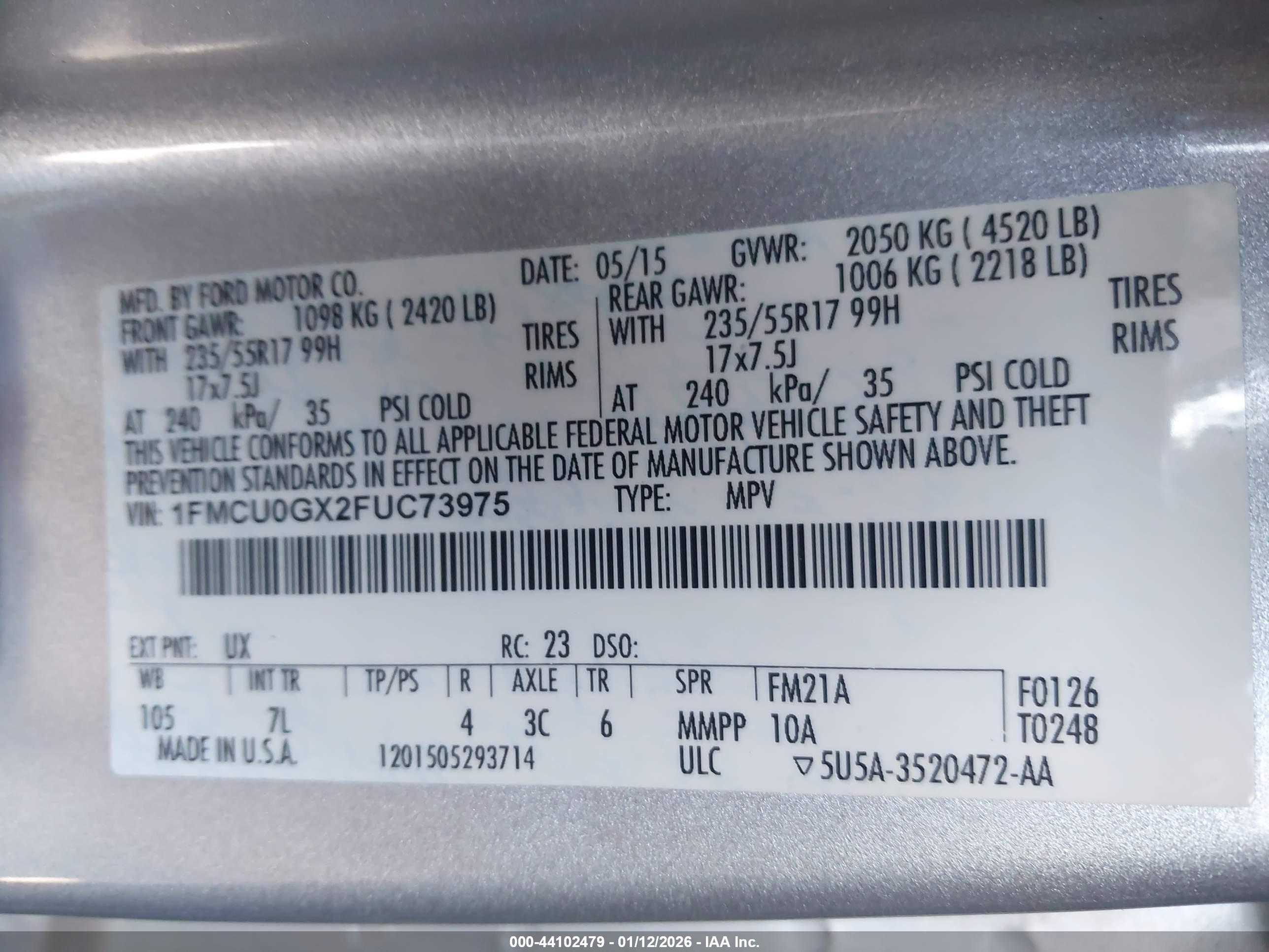 FORD ESCAPE image 9