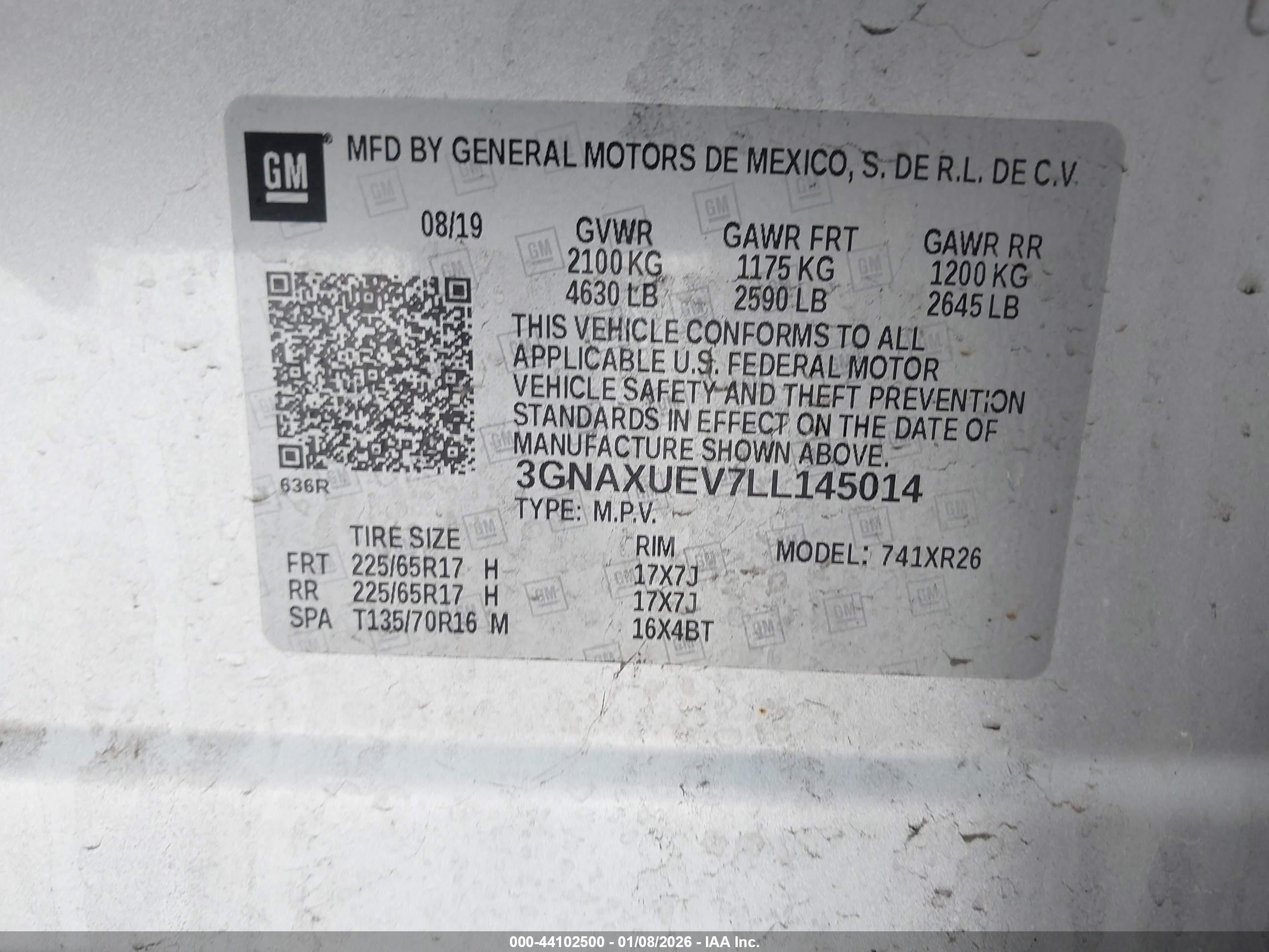 CHEVROLET EQUINOX image 9
