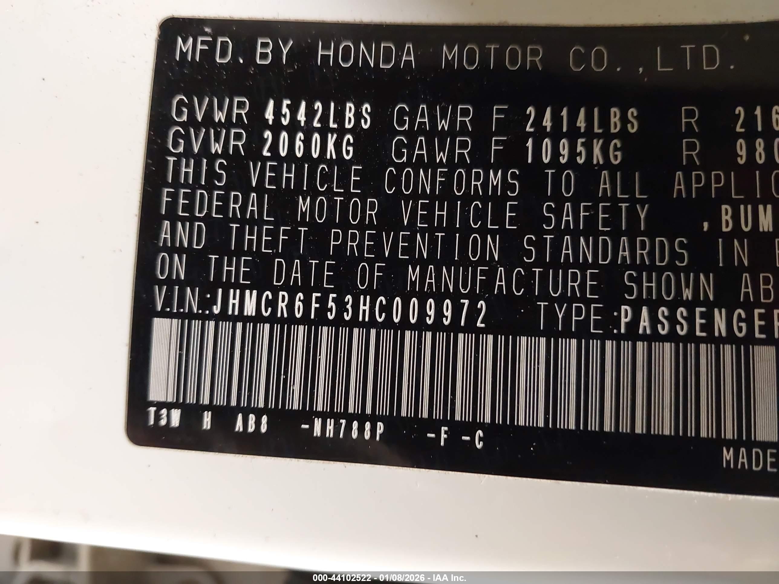 HONDA ACCORD image 9