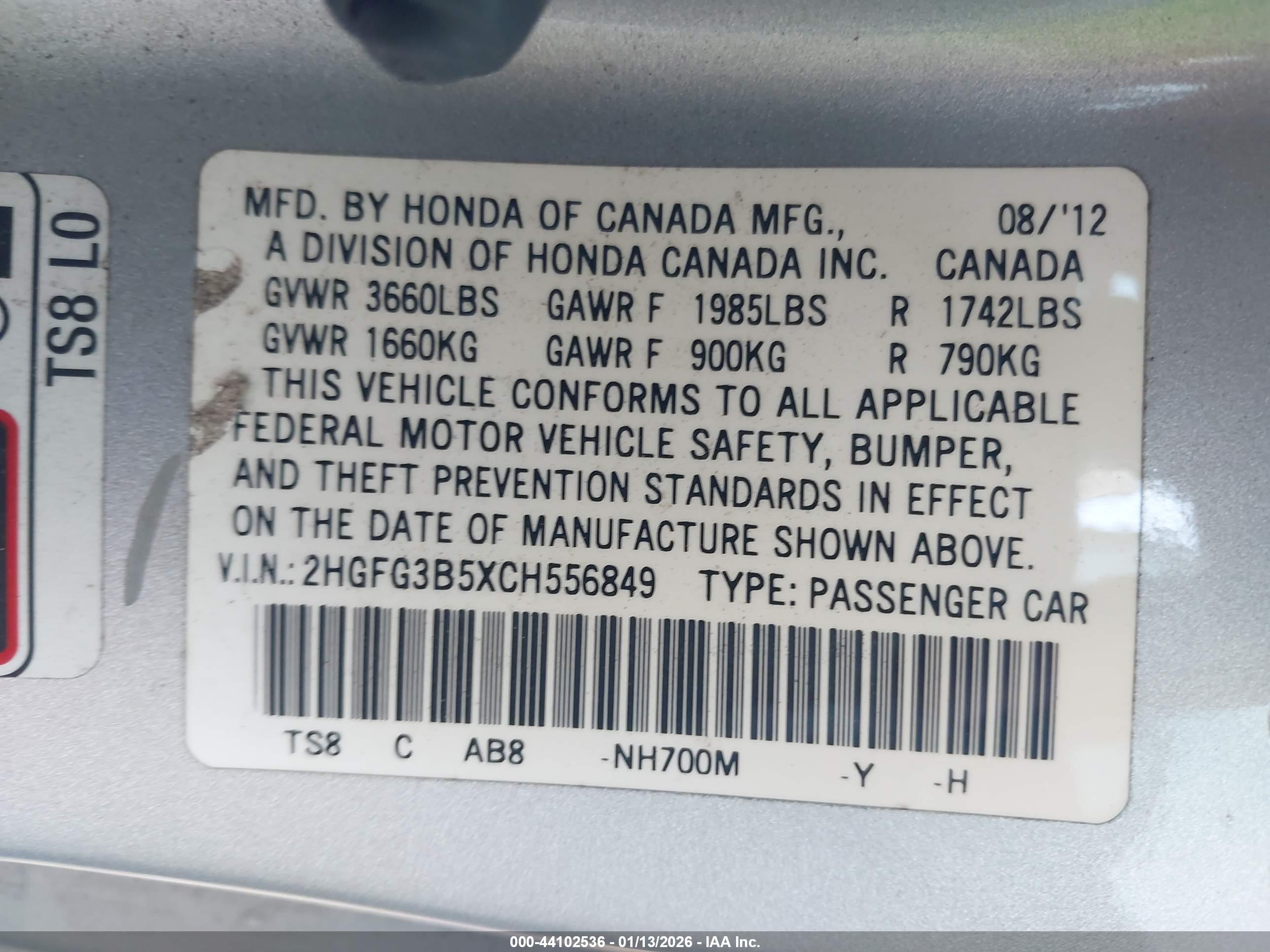 HONDA CIVIC image 9