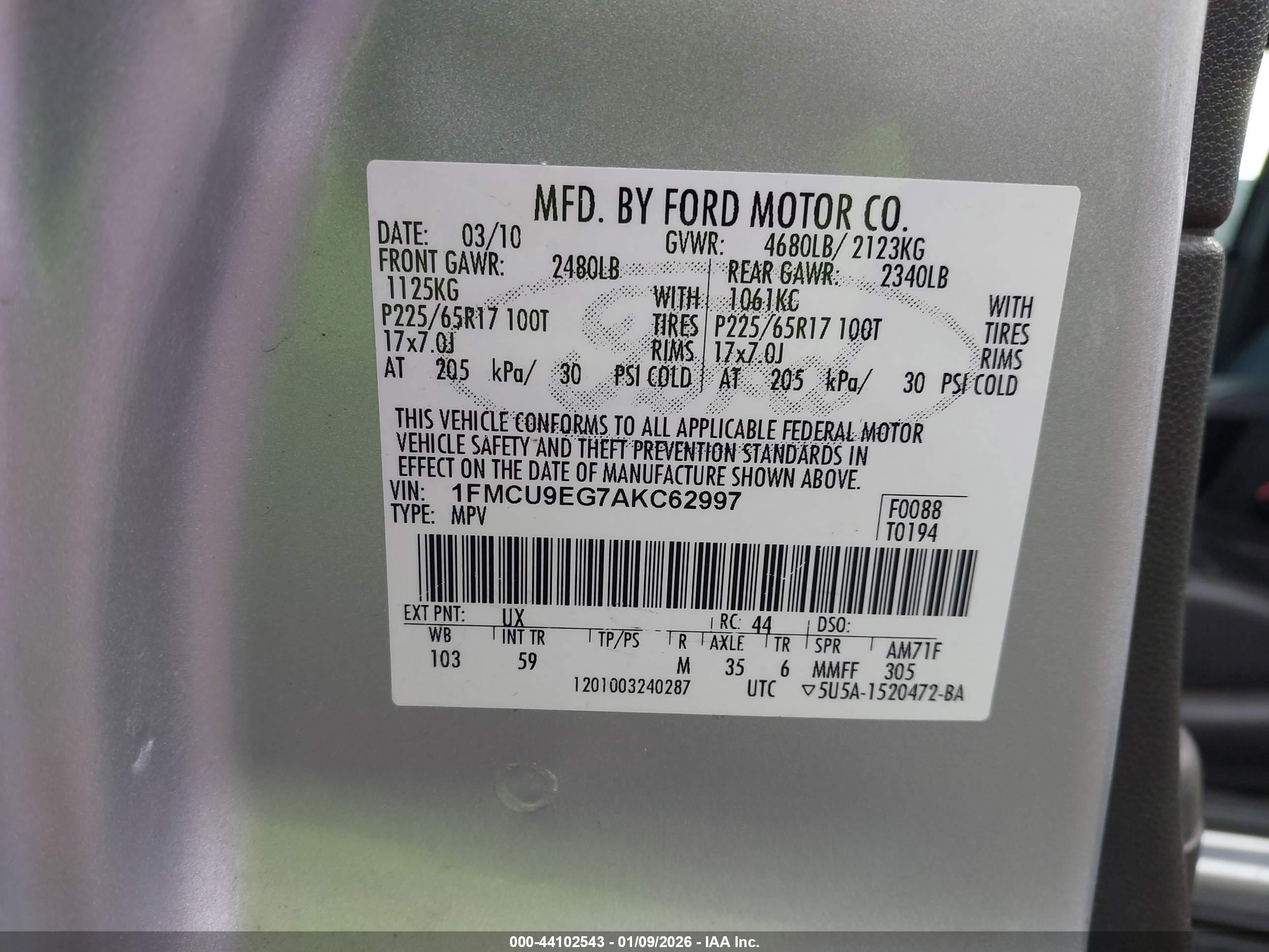 FORD ESCAPE image 9