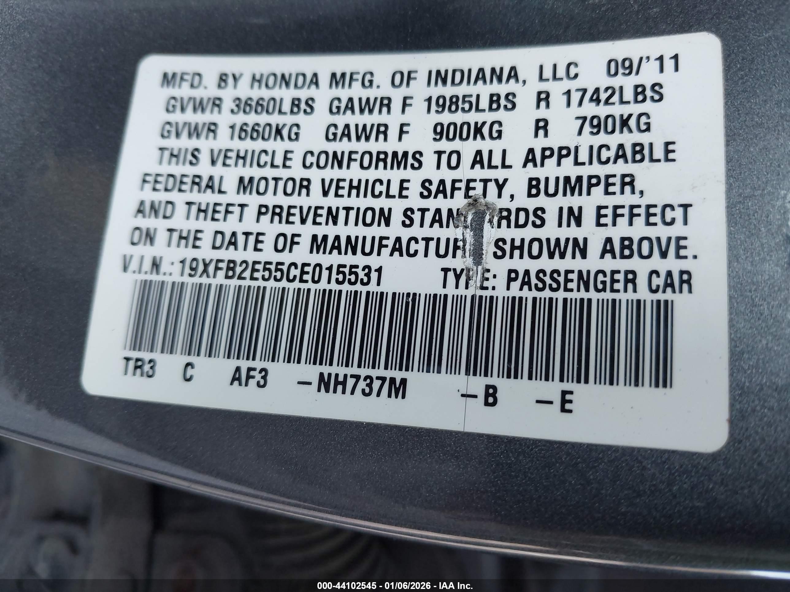 HONDA CIVIC image 9