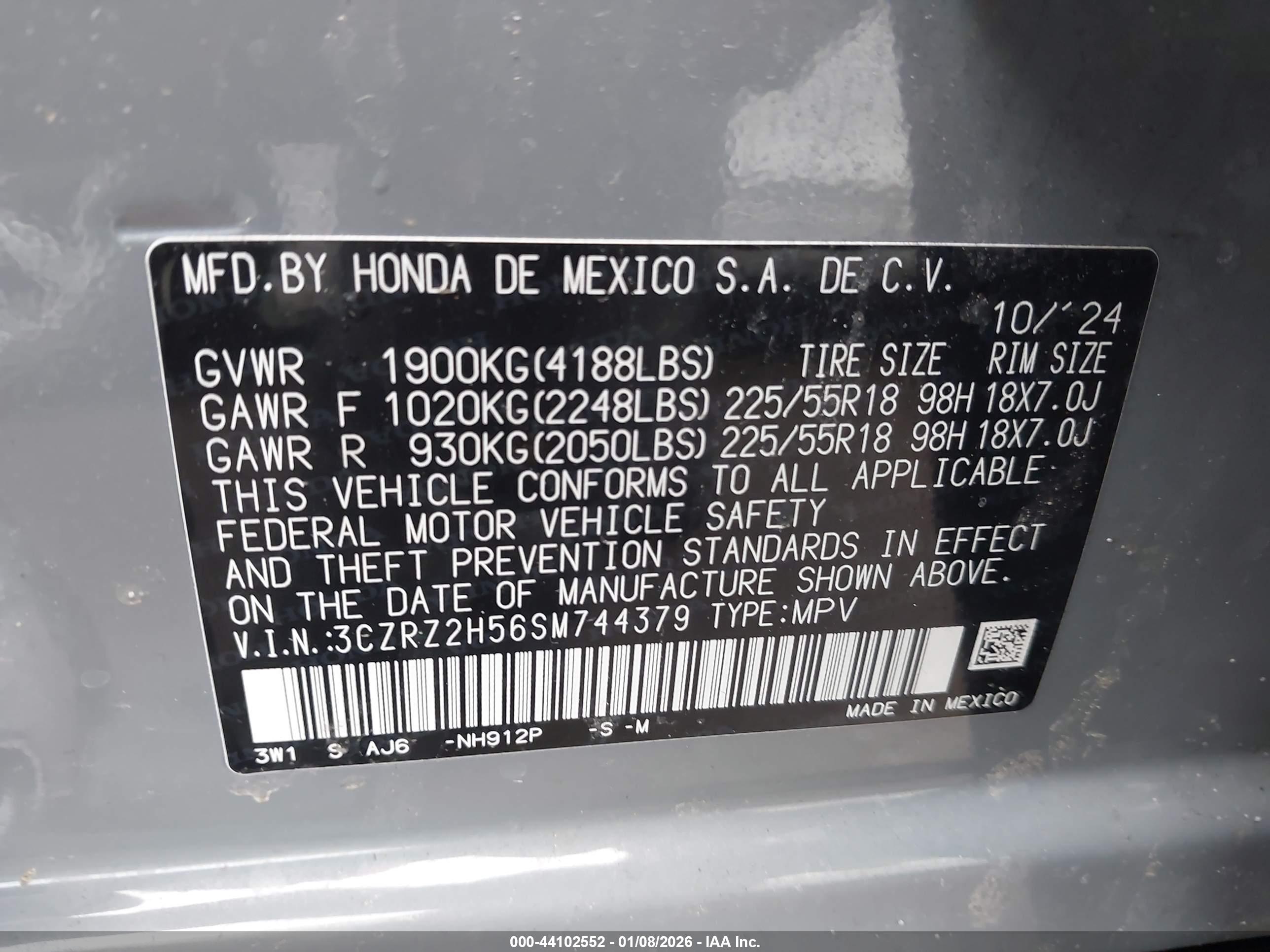 HONDA HR-V image 9
