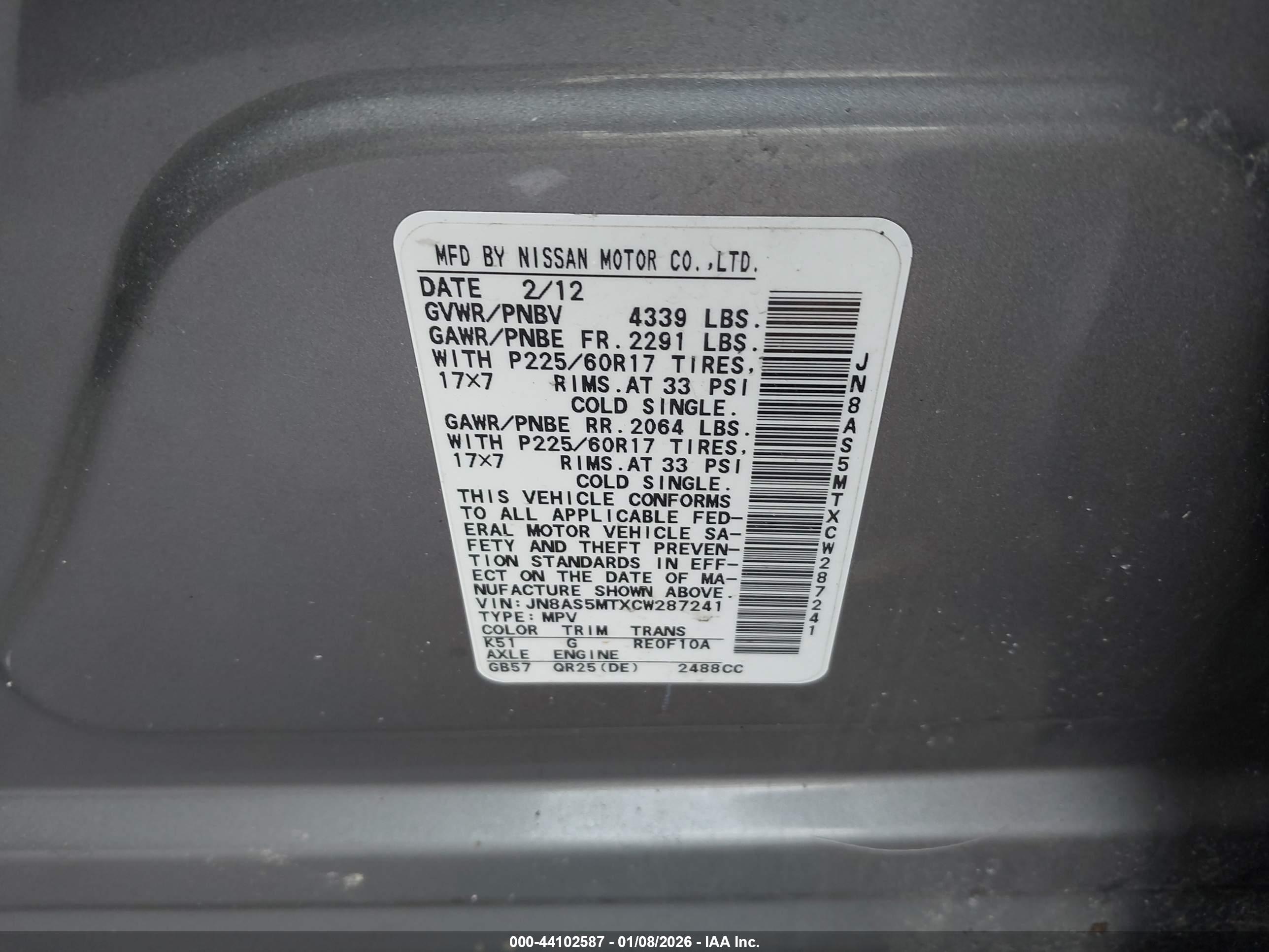 NISSAN ROGUE image 9