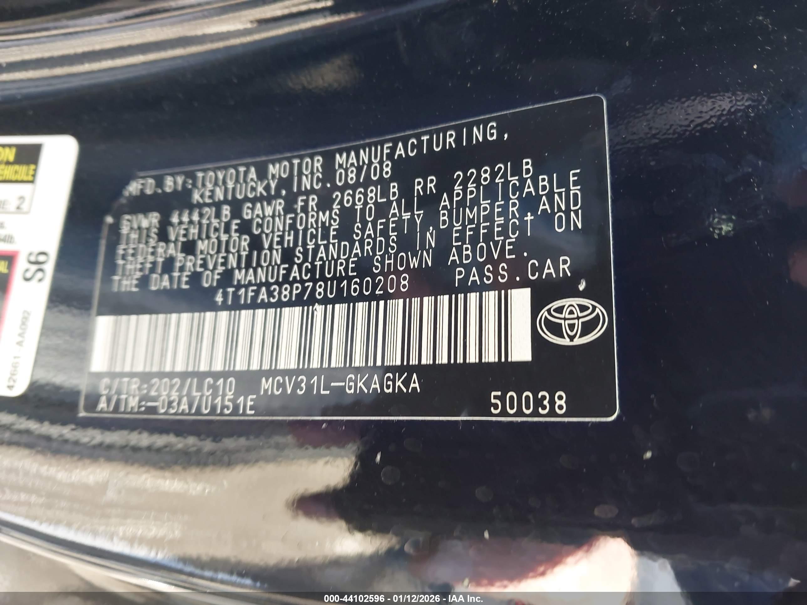 TOYOTA CAMRY image 9