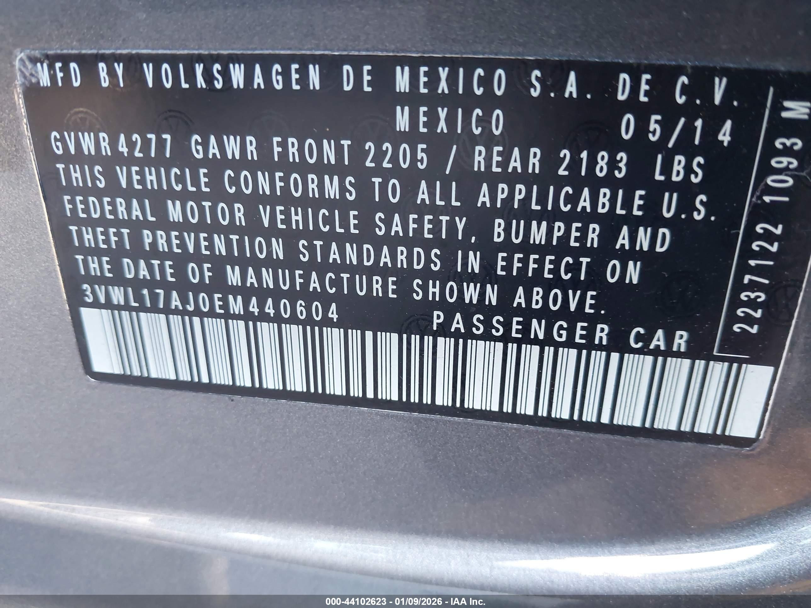 VOLKSWAGEN JETTA image 9