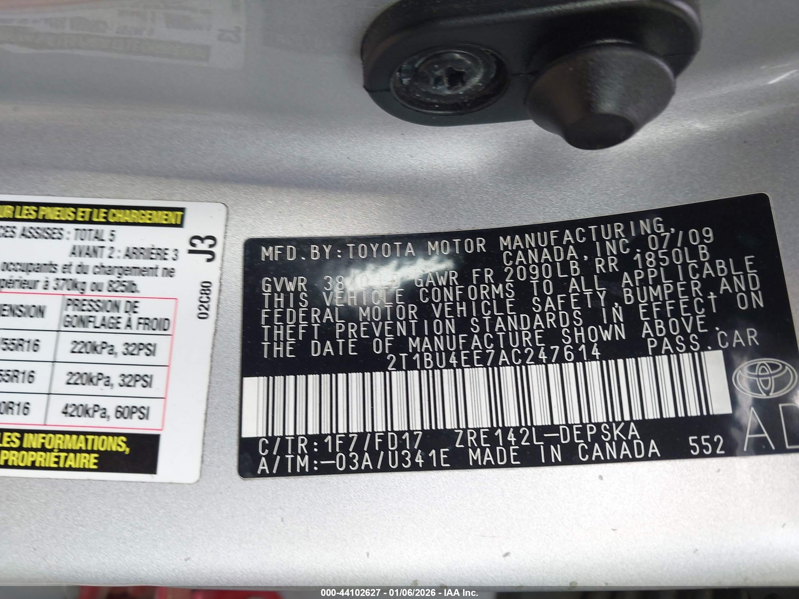 TOYOTA COROLLA image 9