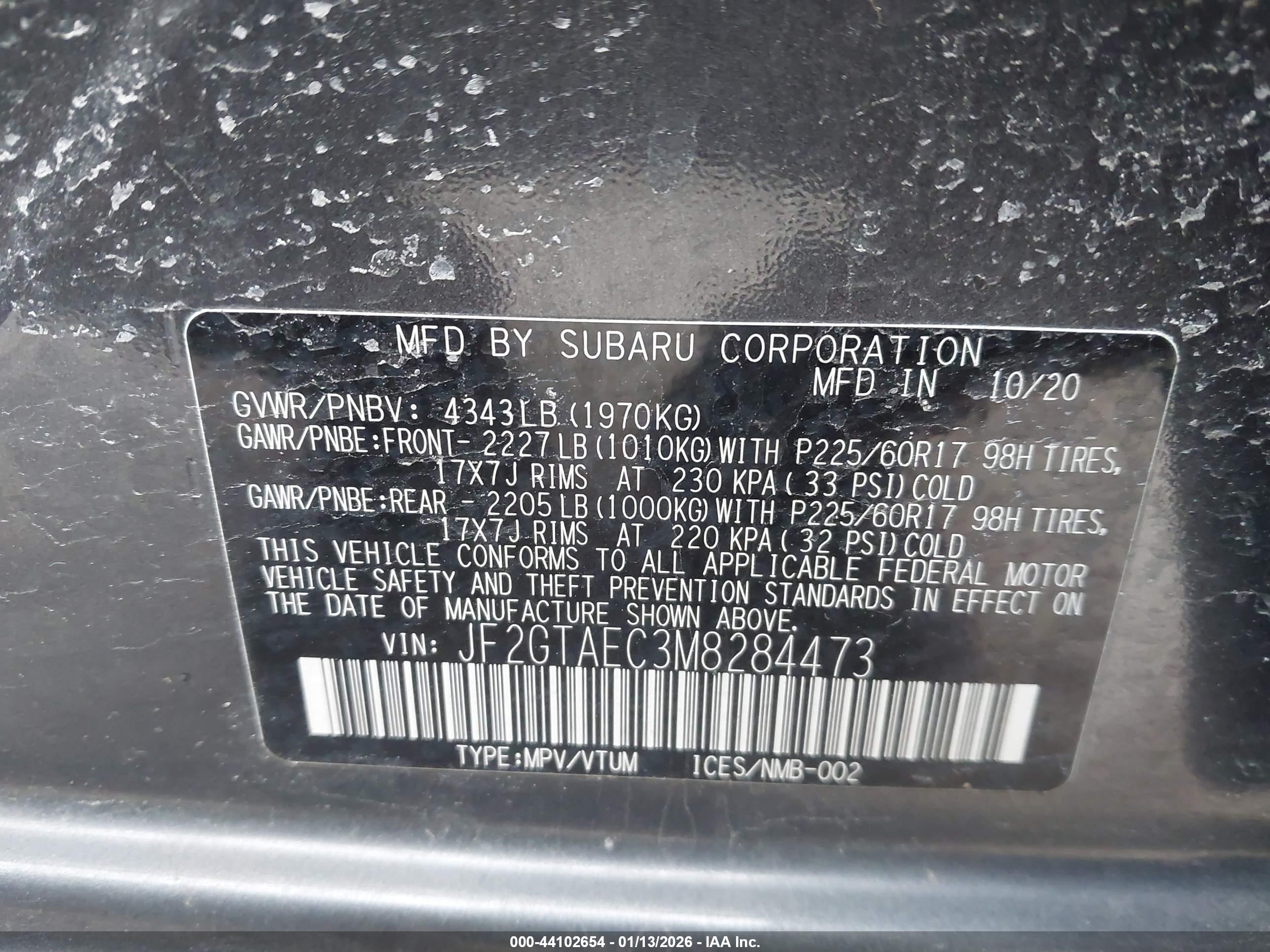 SUBARU CROSSTREK image 9