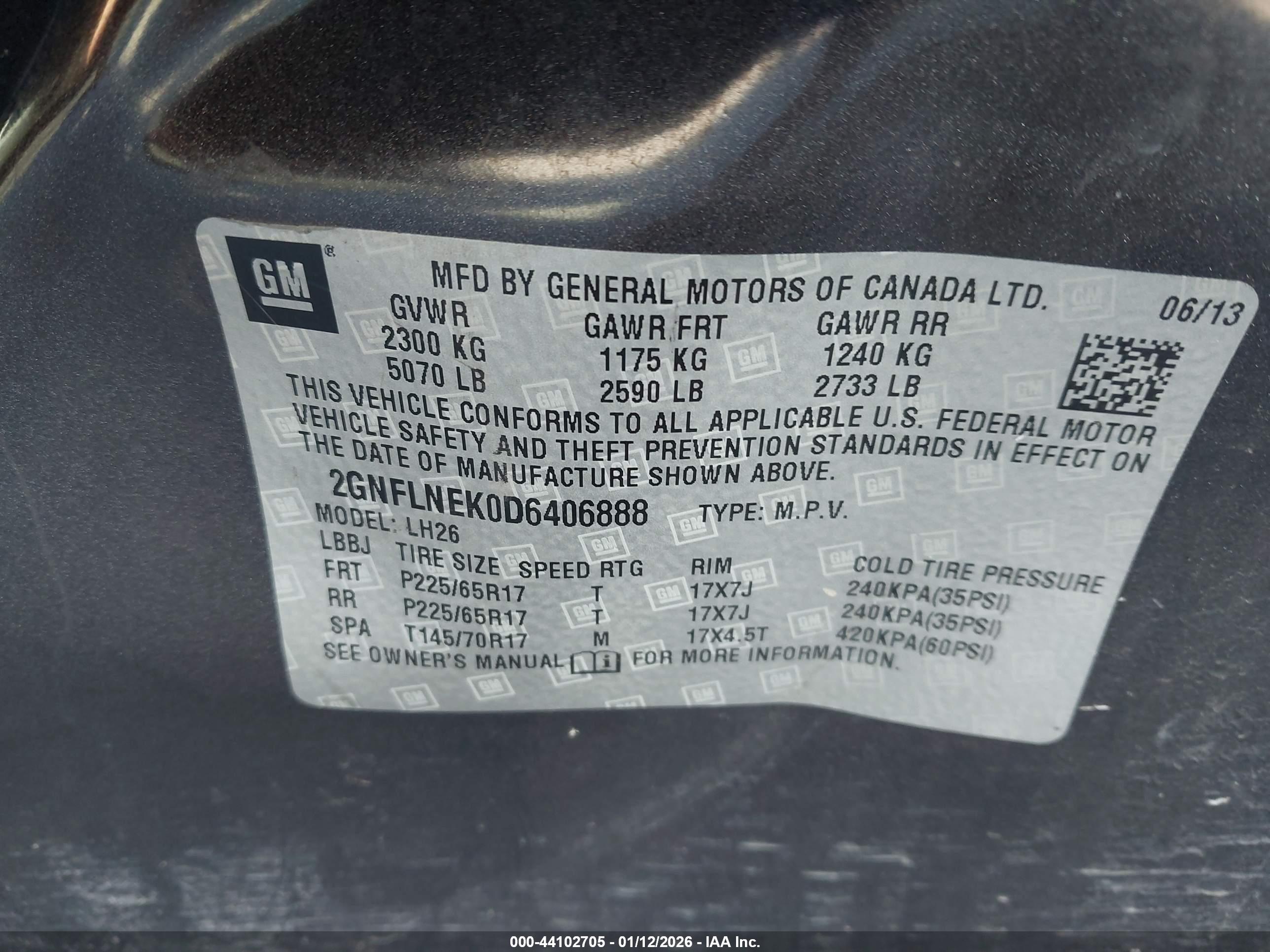 CHEVROLET EQUINOX image 9