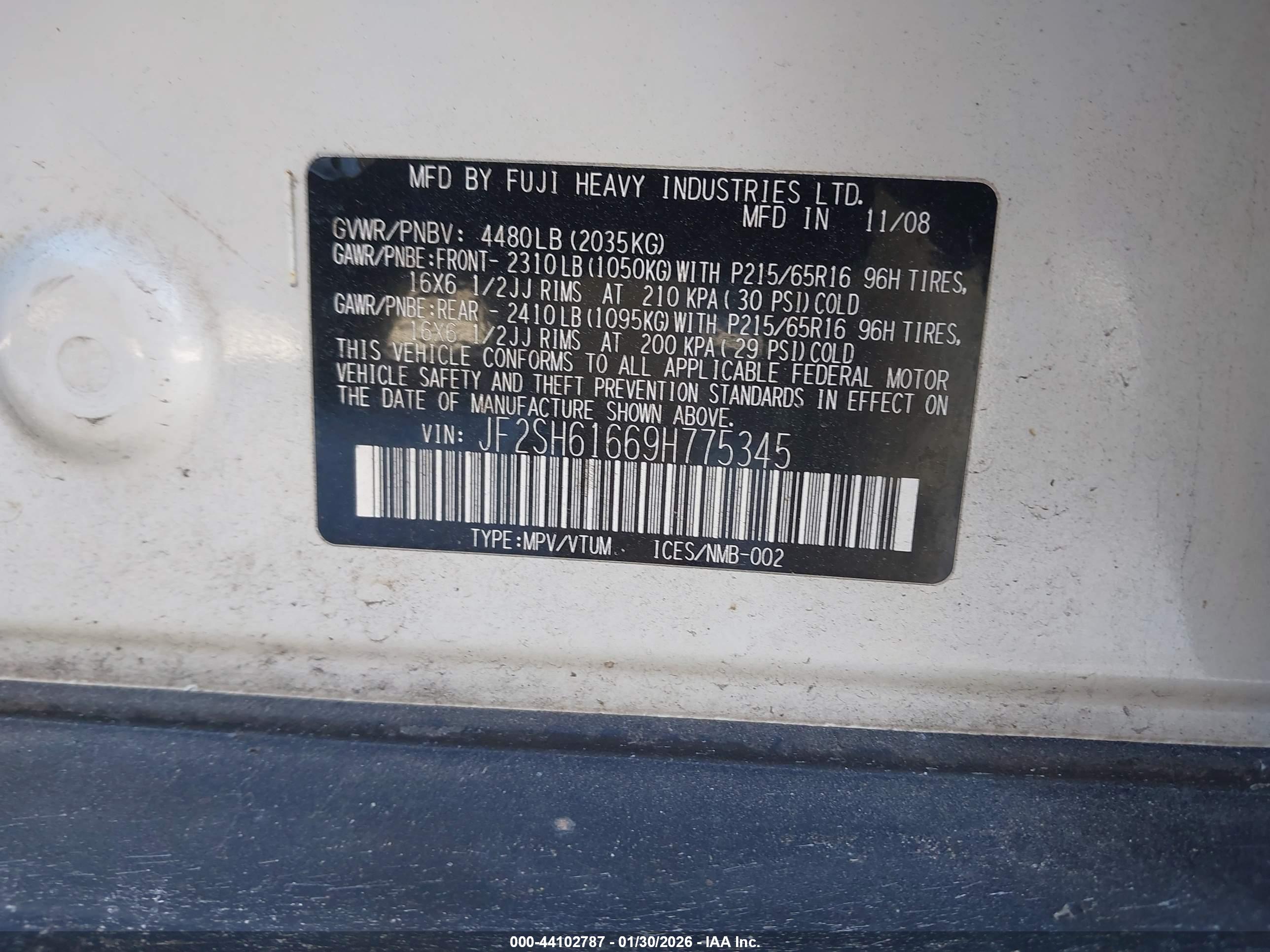 SUBARU FORESTER image 9