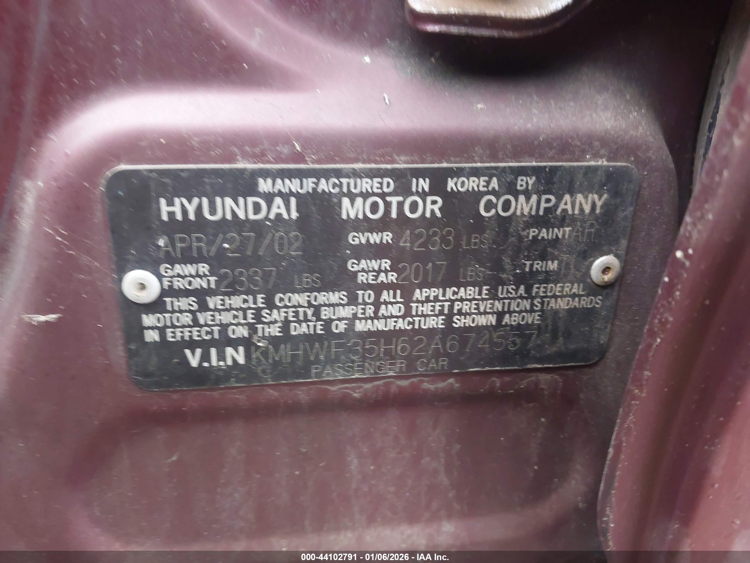 HYUNDAI SONATA image 9