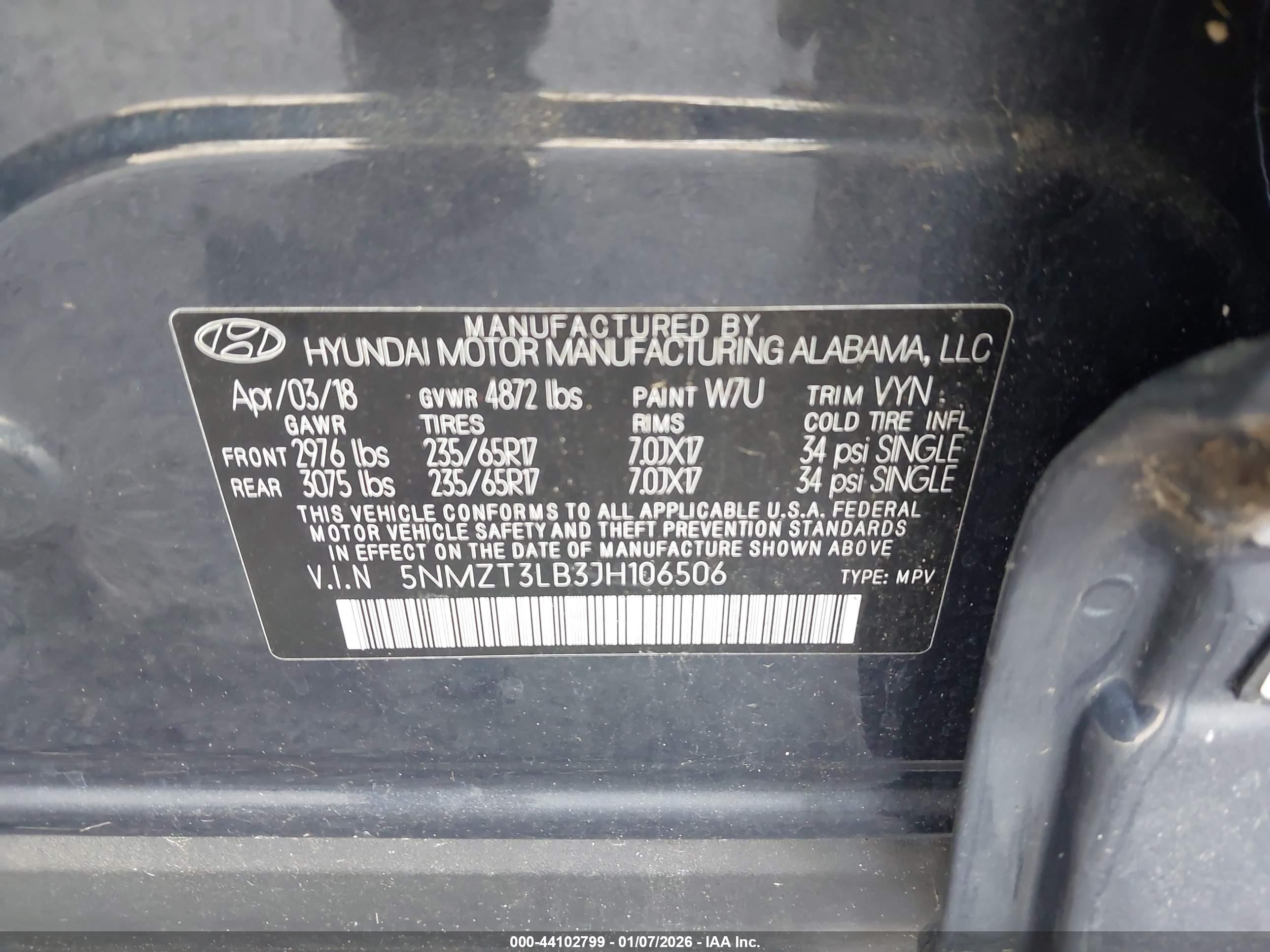 HYUNDAI SANTA image 9