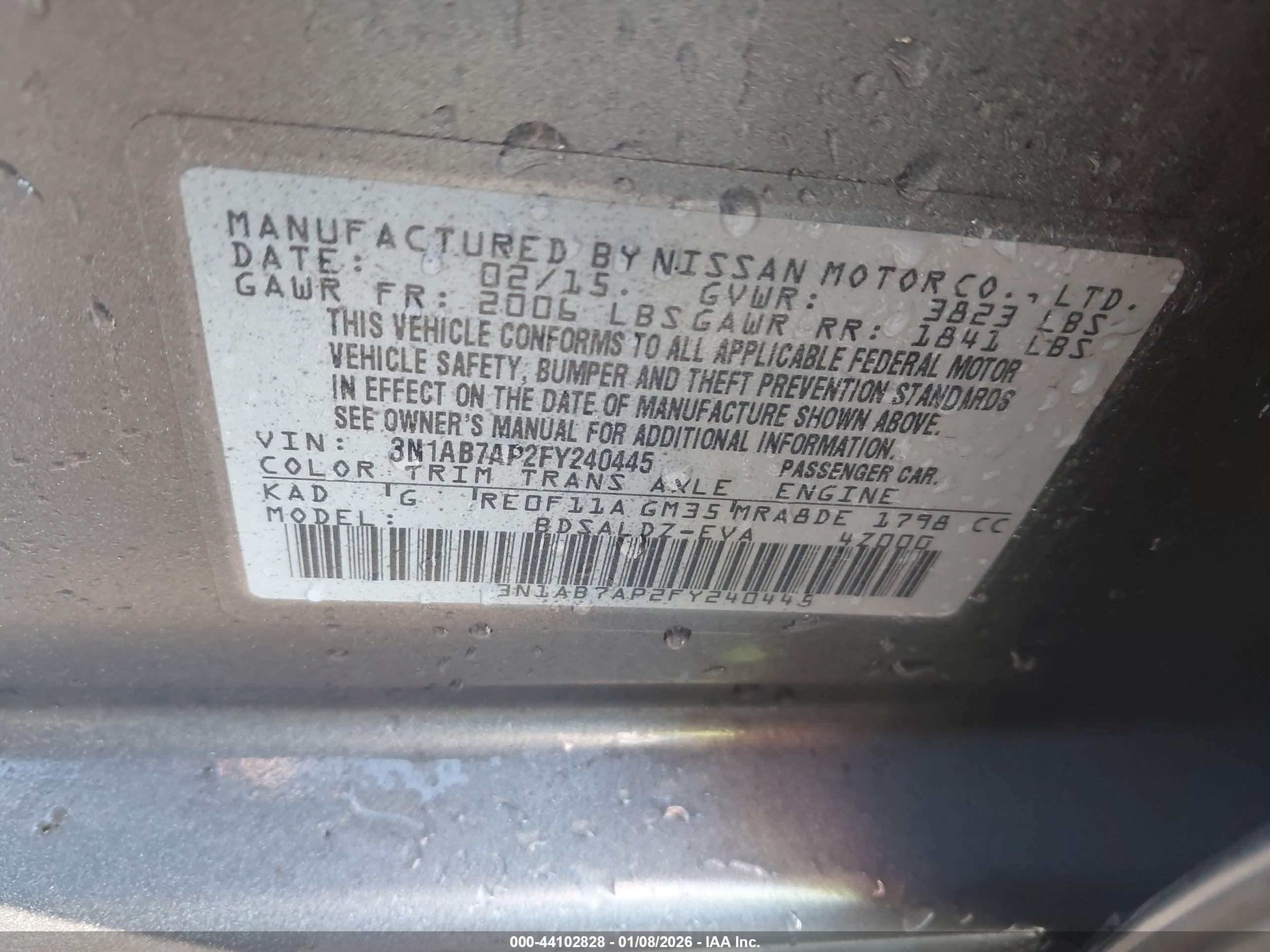 NISSAN SENTRA image 9
