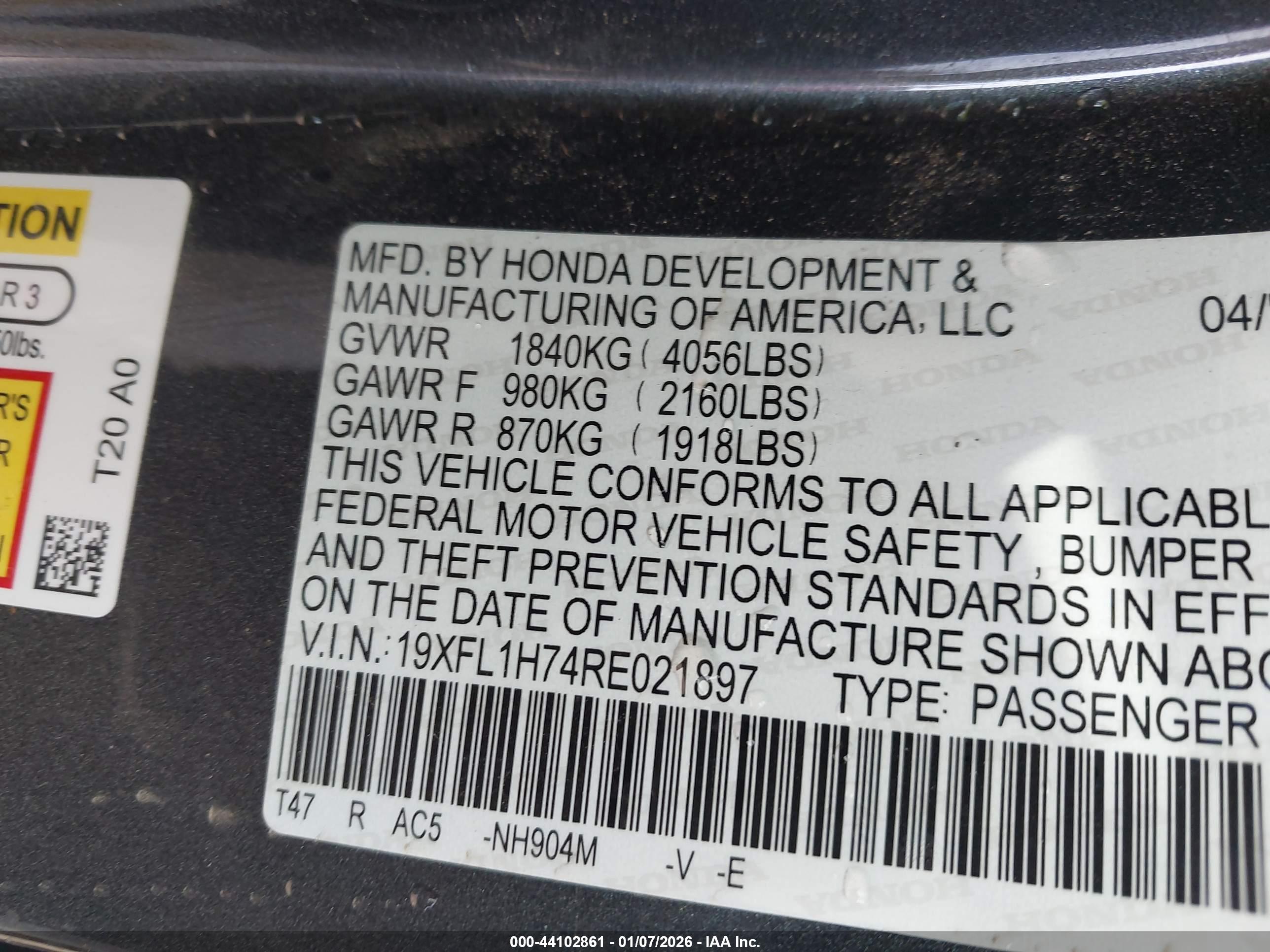 HONDA CIVIC image 9