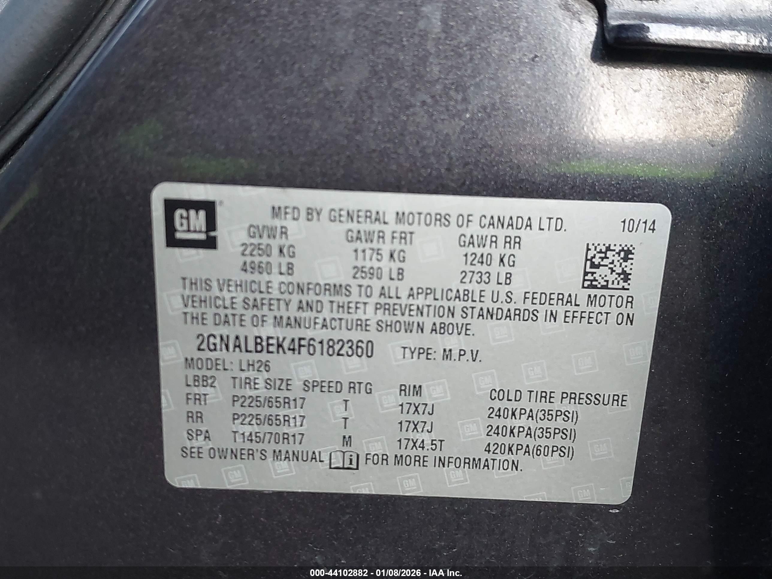CHEVROLET EQUINOX image 9