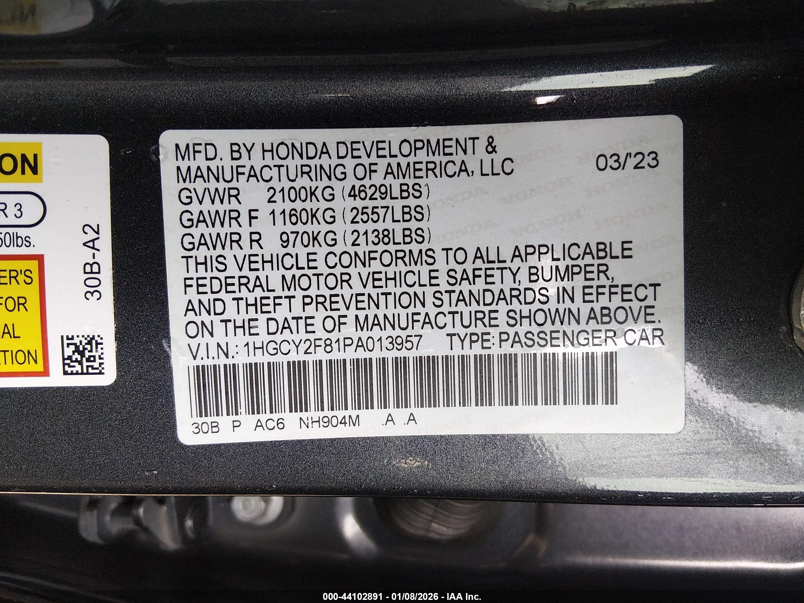 HONDA ACCORD image 9