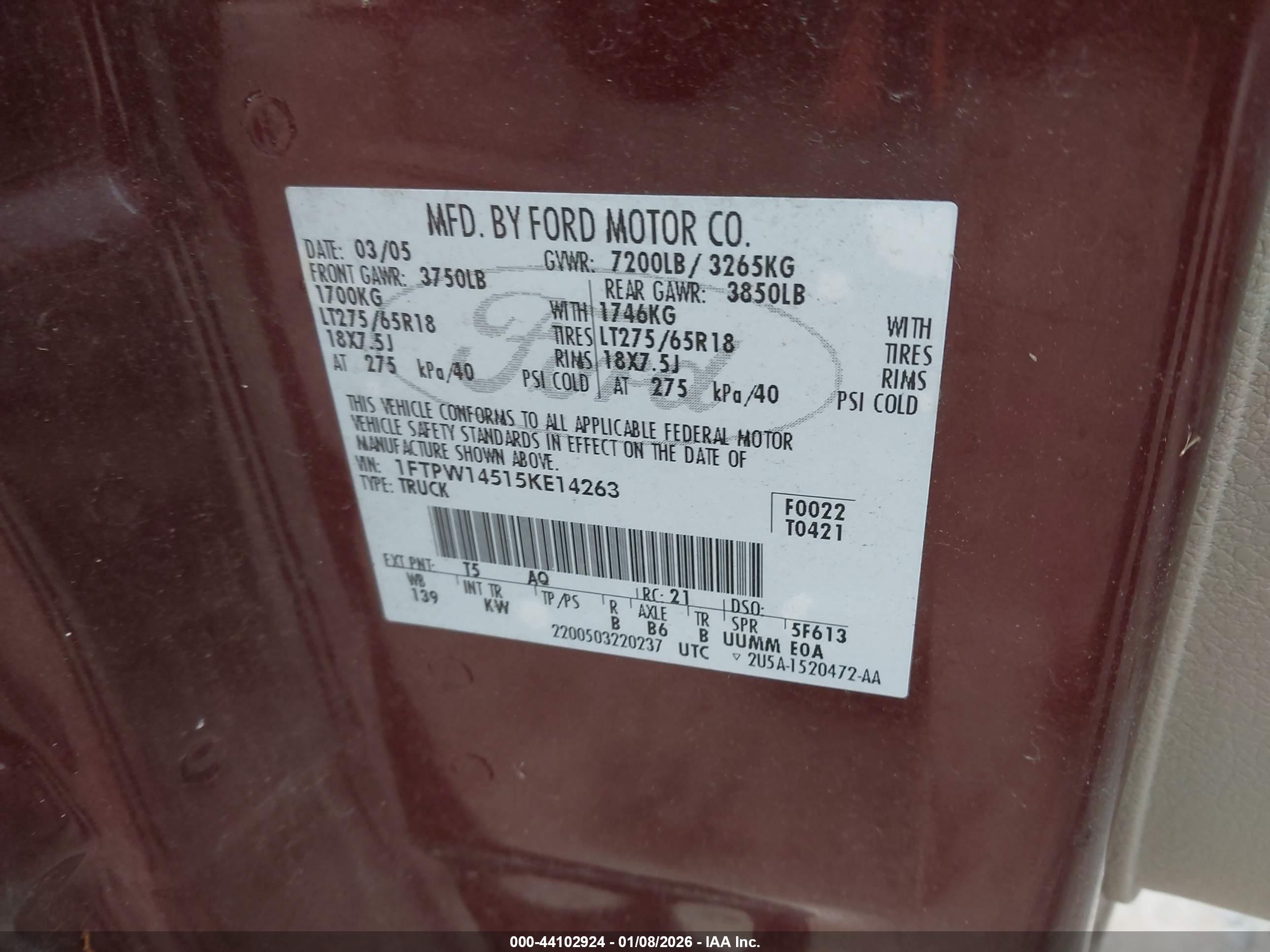FORD F150 image 9