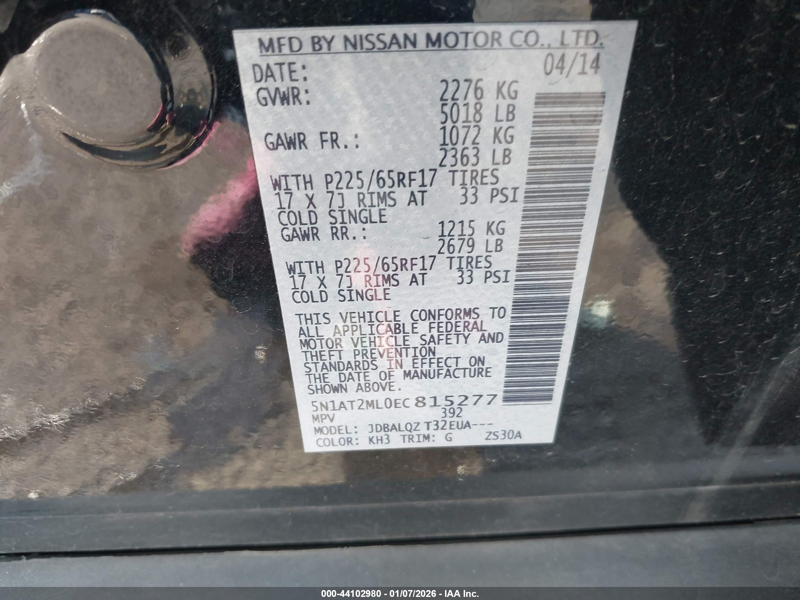 NISSAN ROGUE image 9