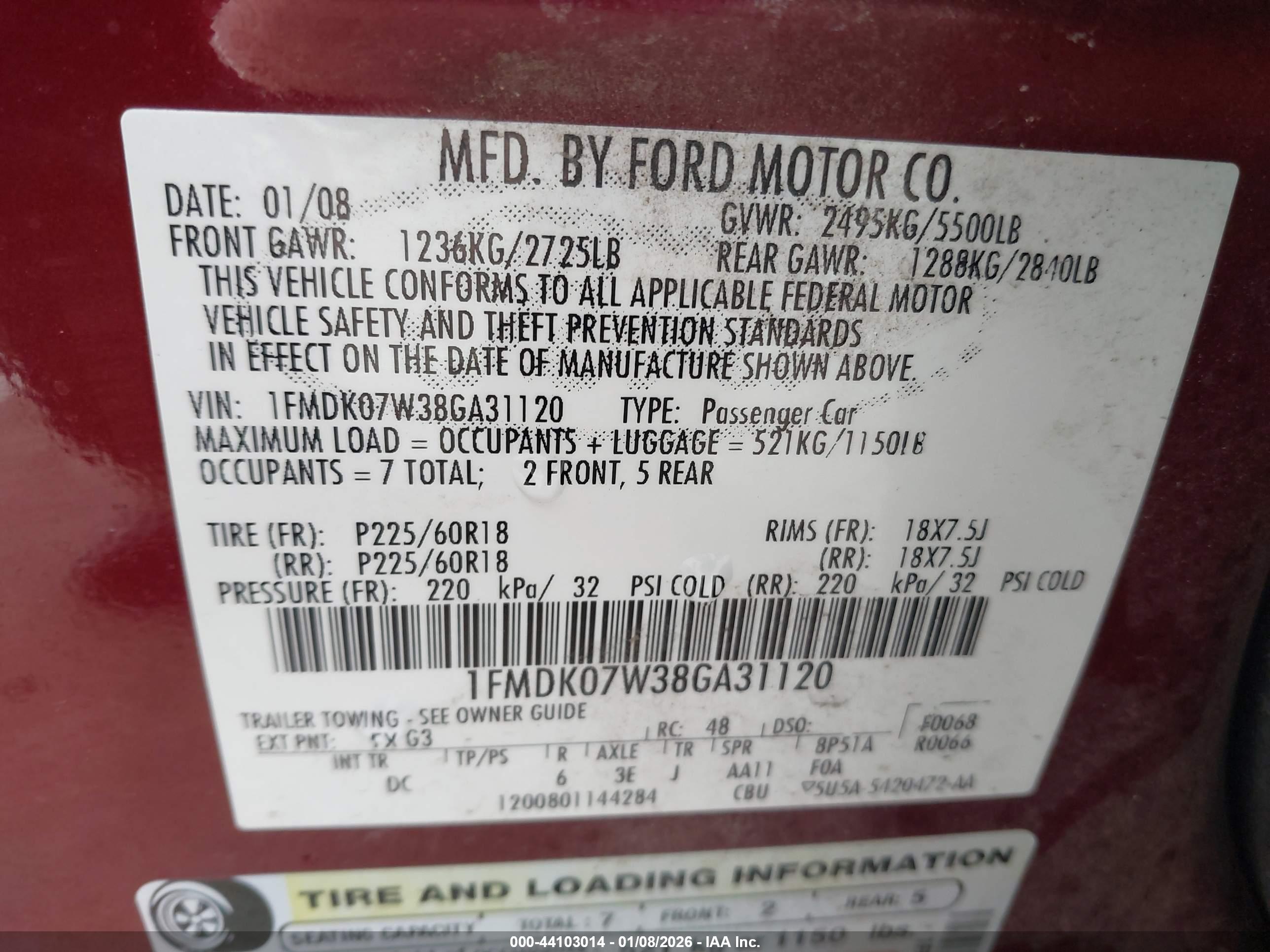 FORD TAURUS image 9