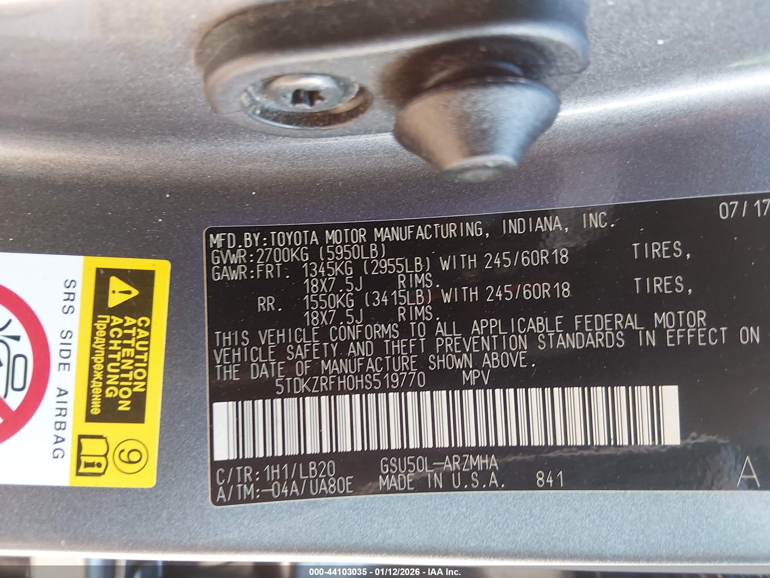 TOYOTA HIGHLANDER image 9