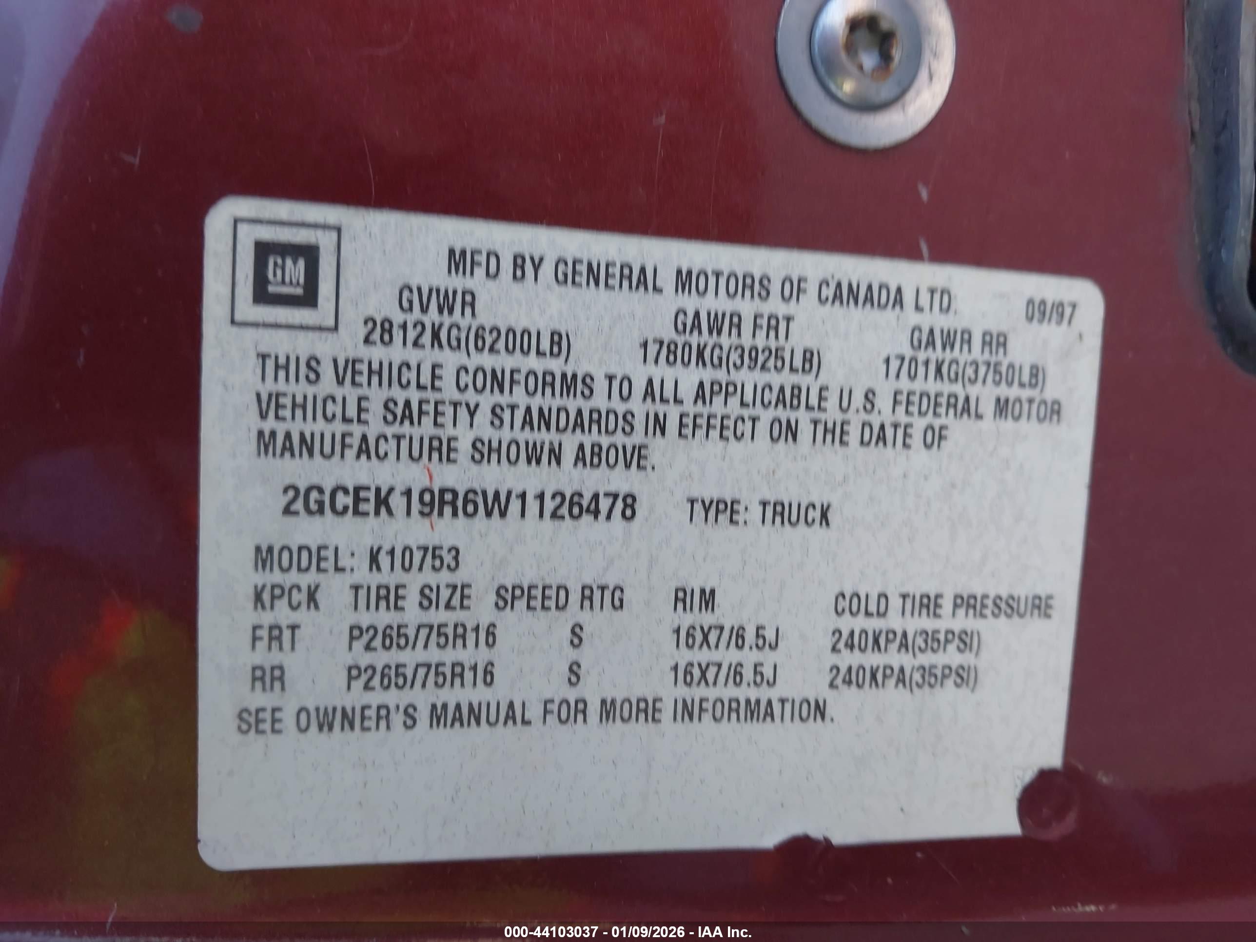 CHEVROLET K1500 image 9