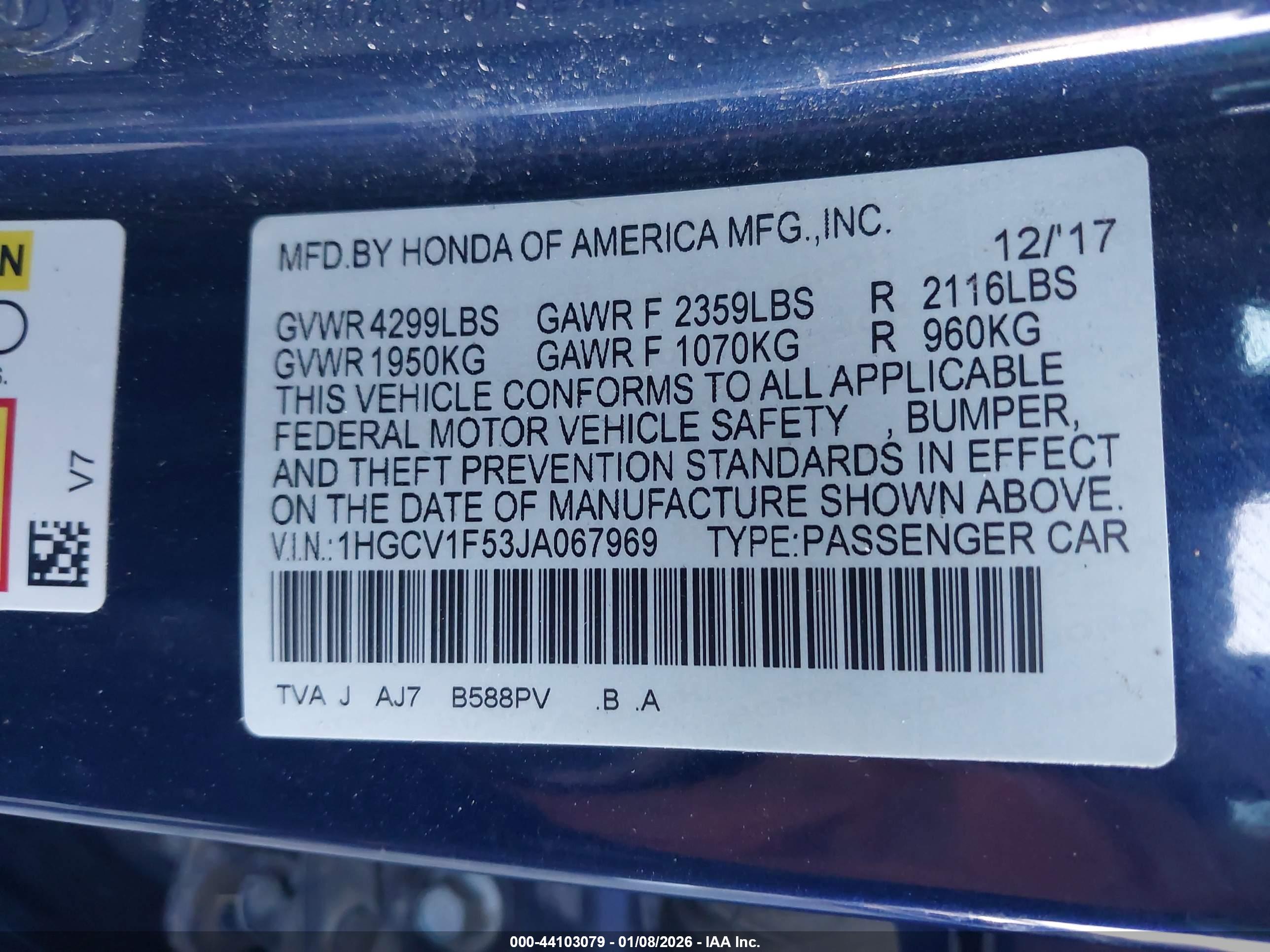 HONDA ACCORD image 9