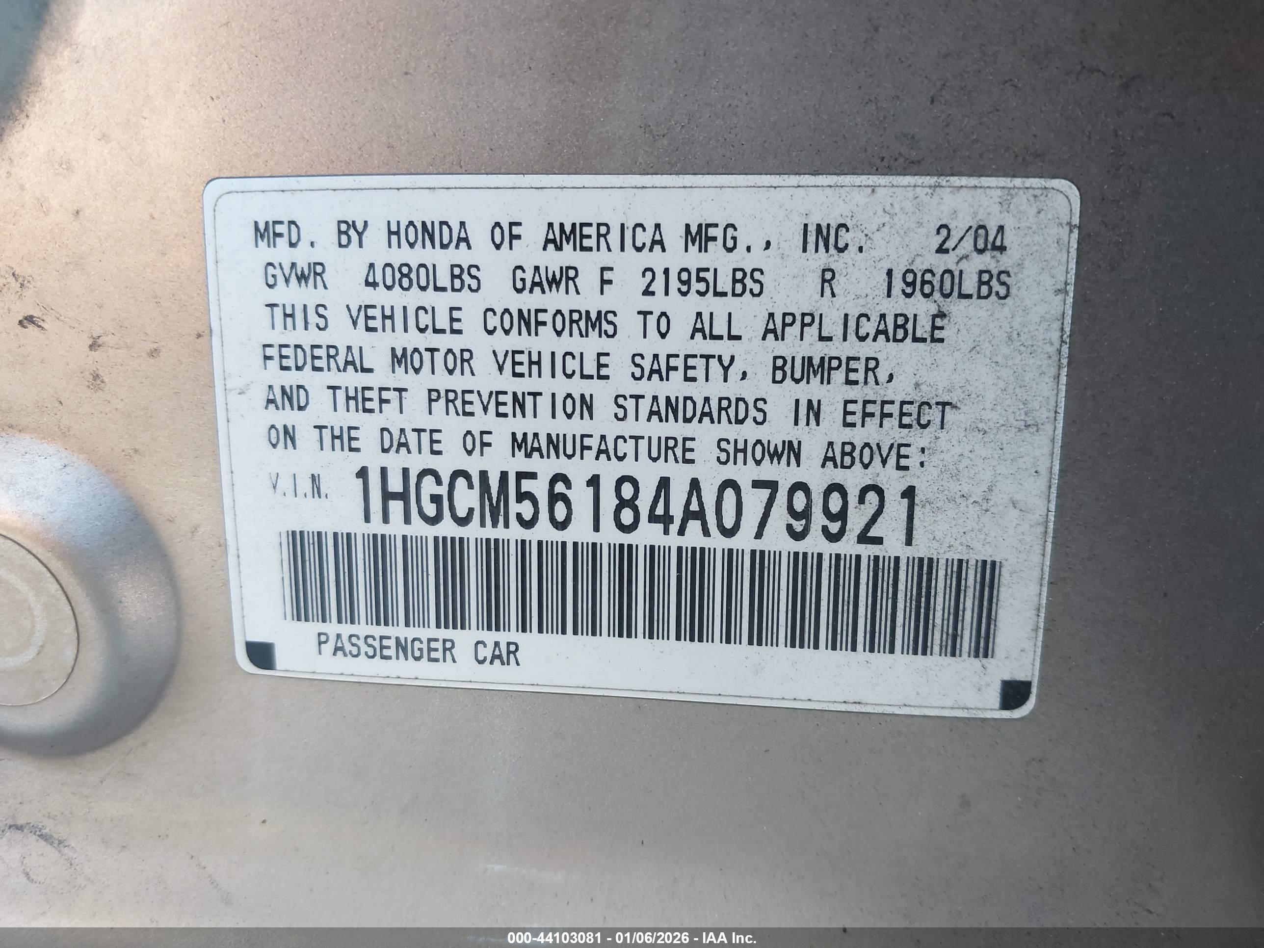 HONDA ACCORD image 9
