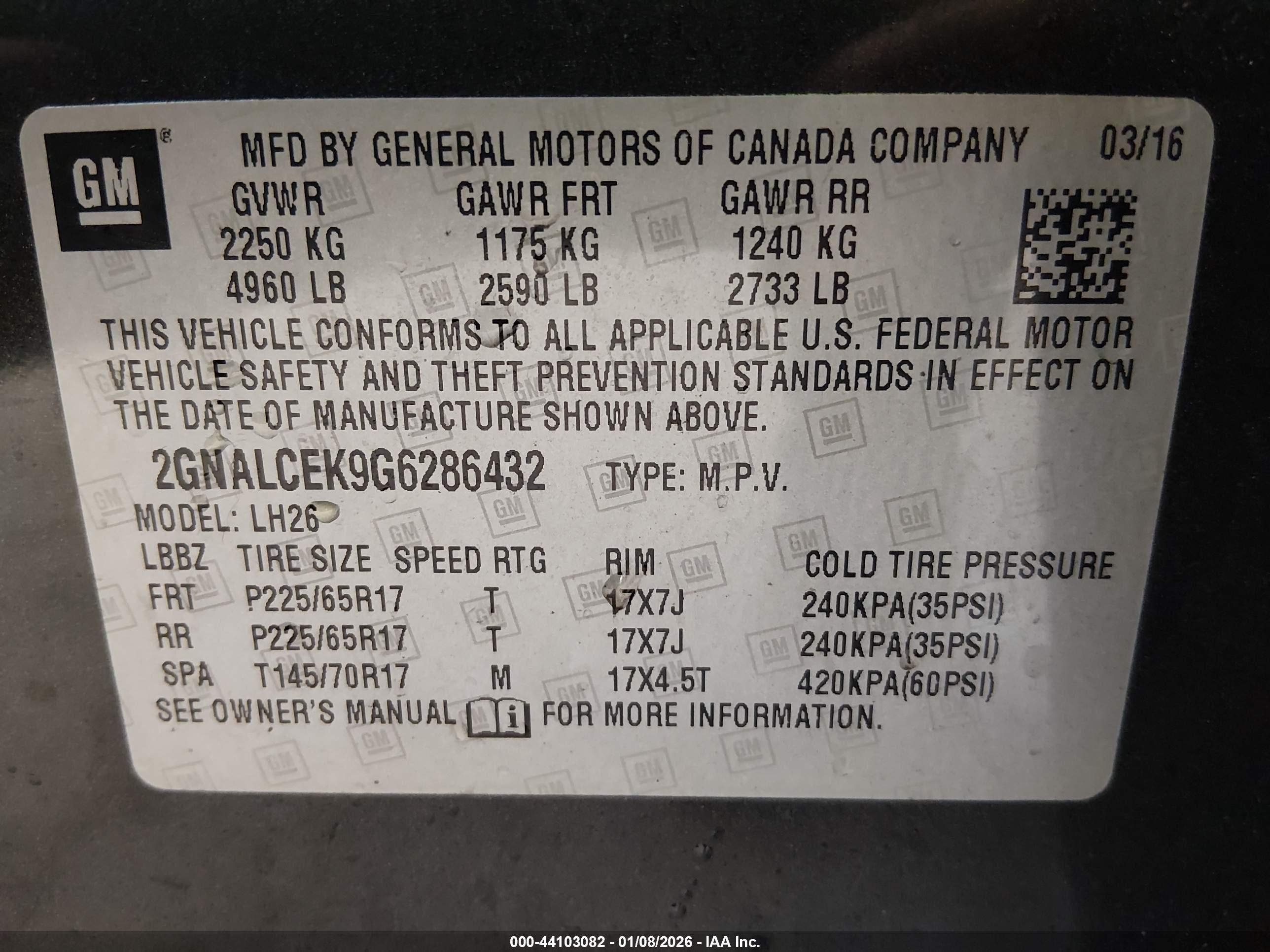 CHEVROLET EQUINOX image 9