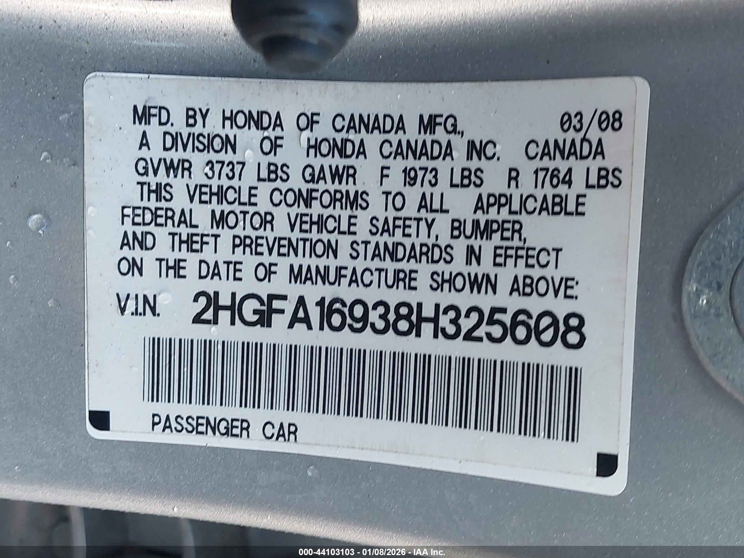 HONDA CIVIC image 9