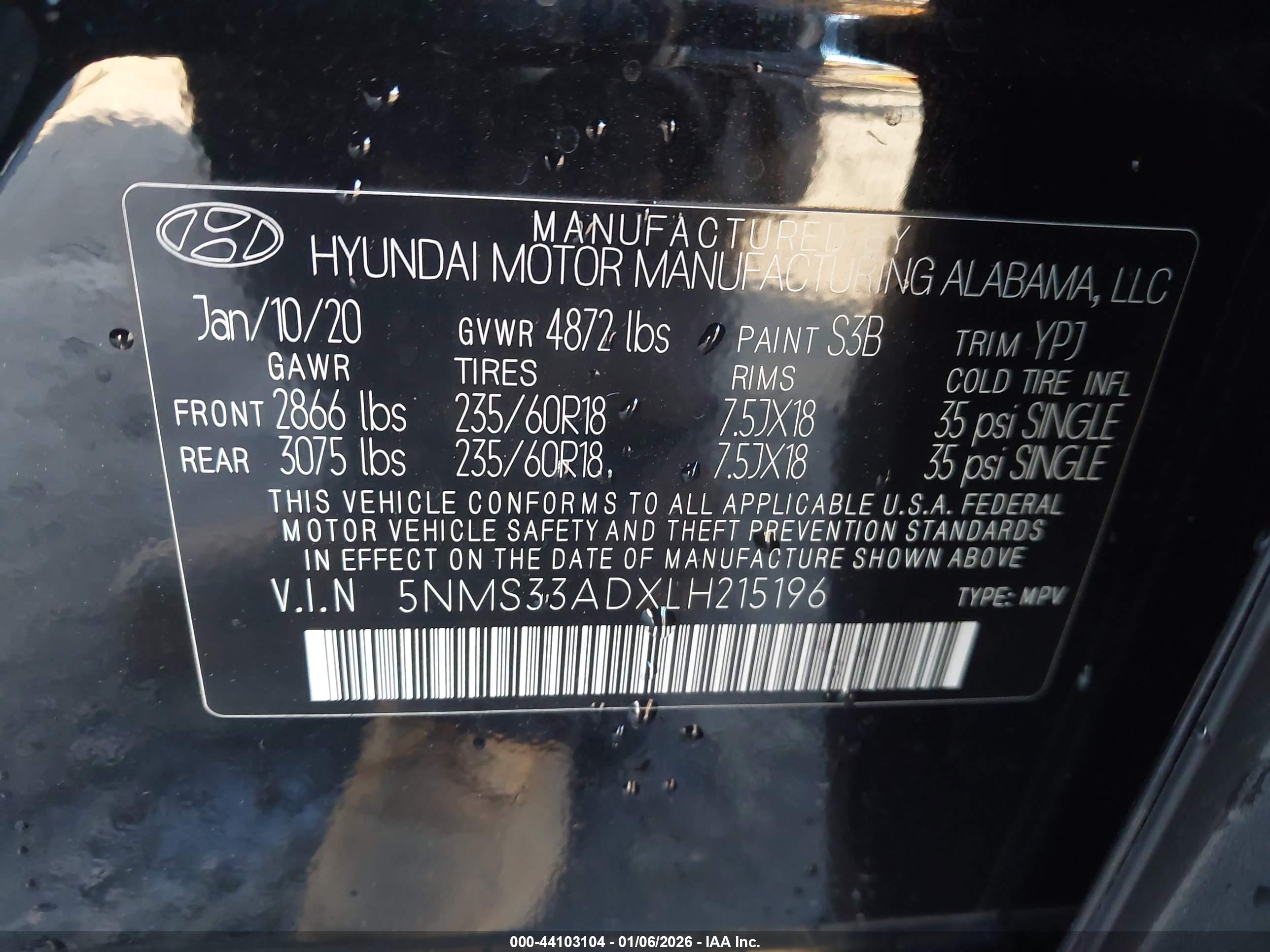 HYUNDAI SANTA image 9