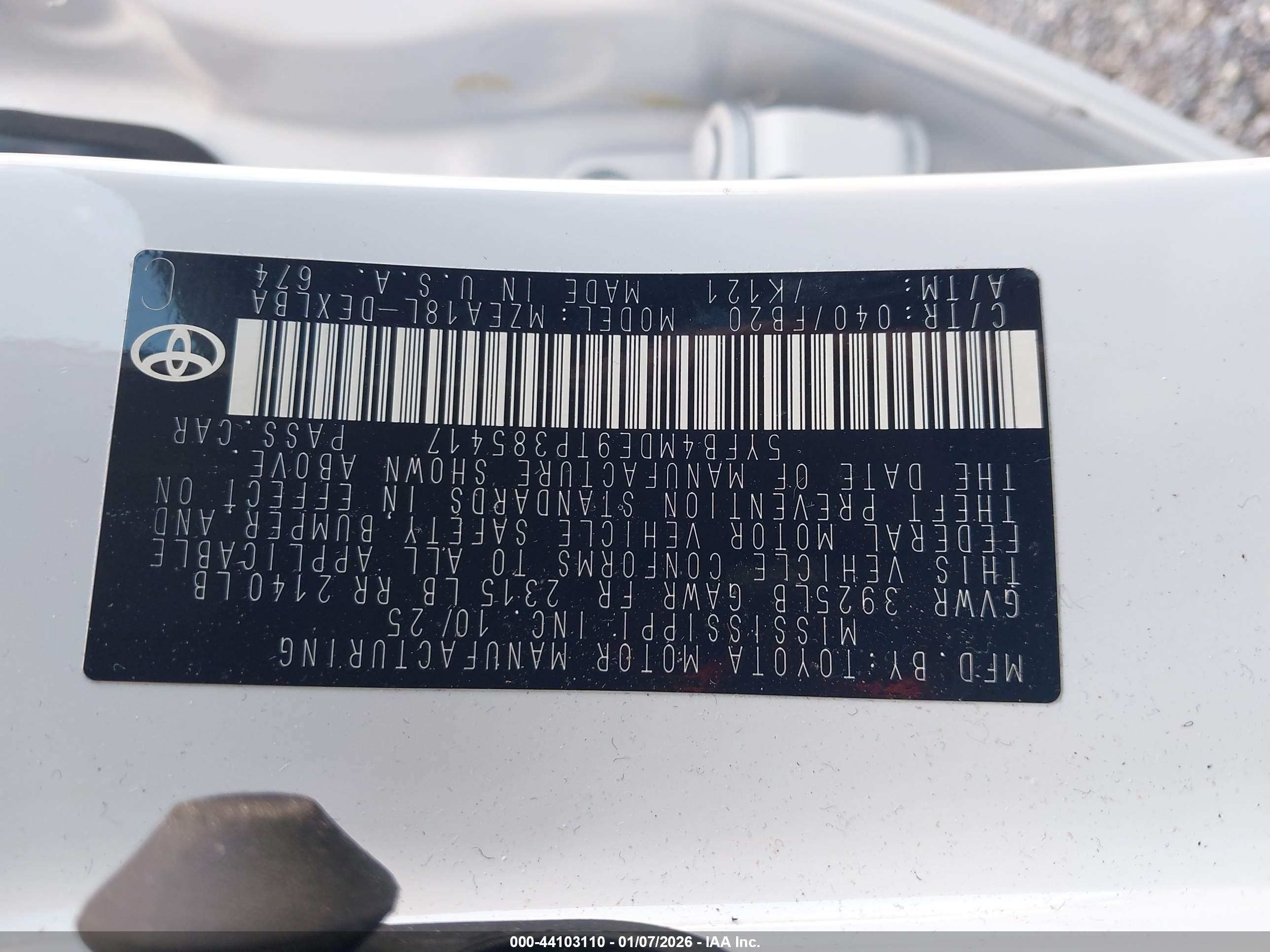 TOYOTA COROLLA image 9