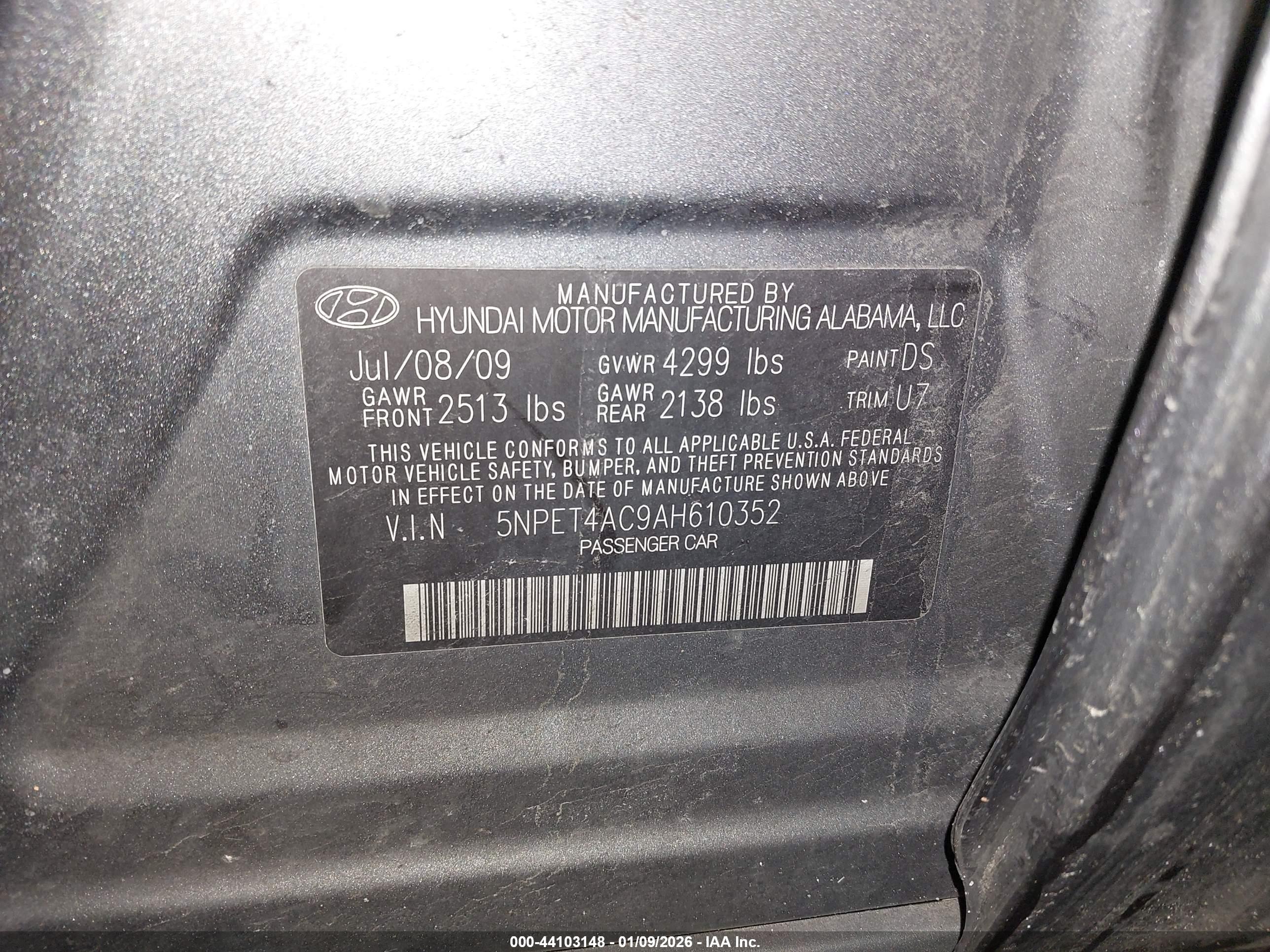 HYUNDAI SONATA image 9