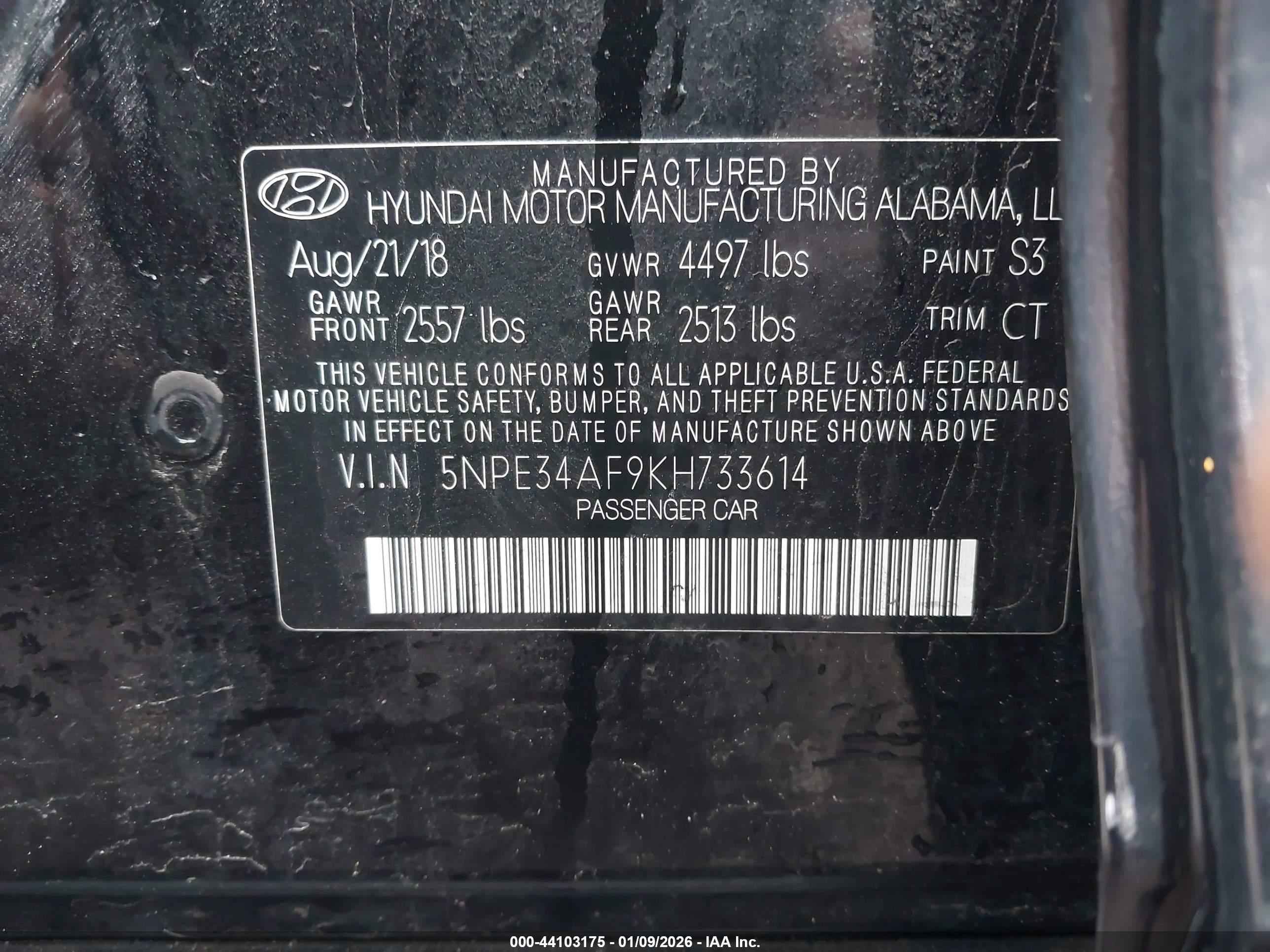 HYUNDAI SONATA image 9
