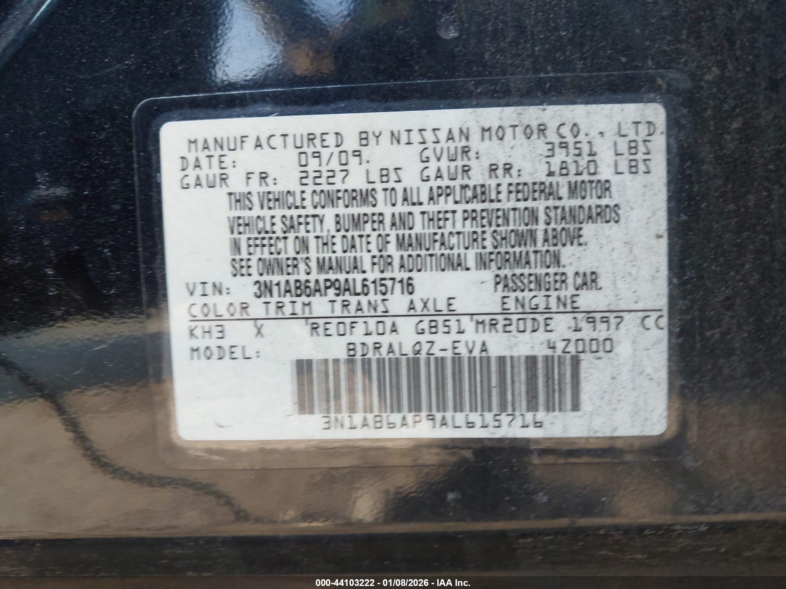 NISSAN SENTRA image 9