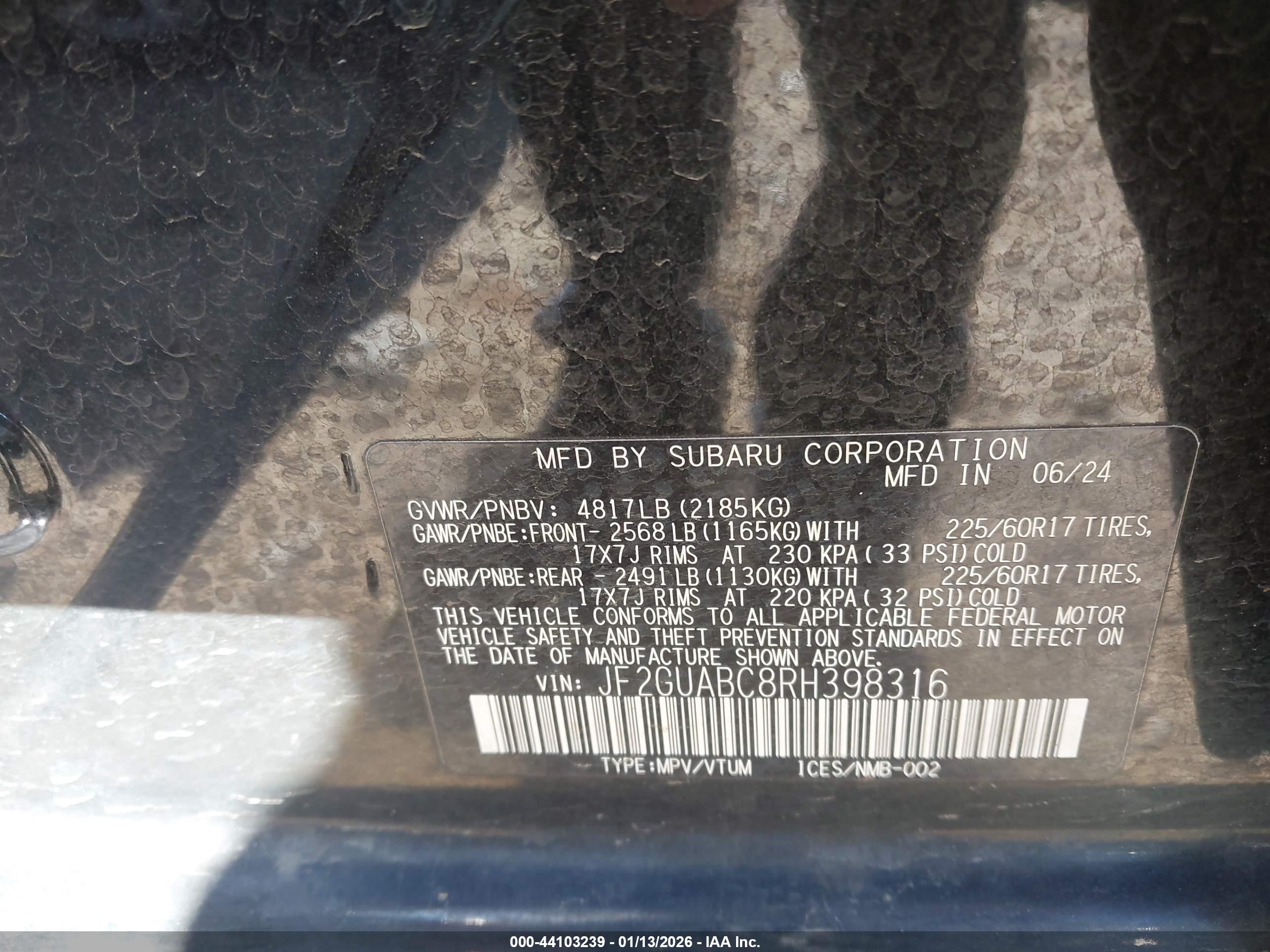 SUBARU CROSSTREK image 9