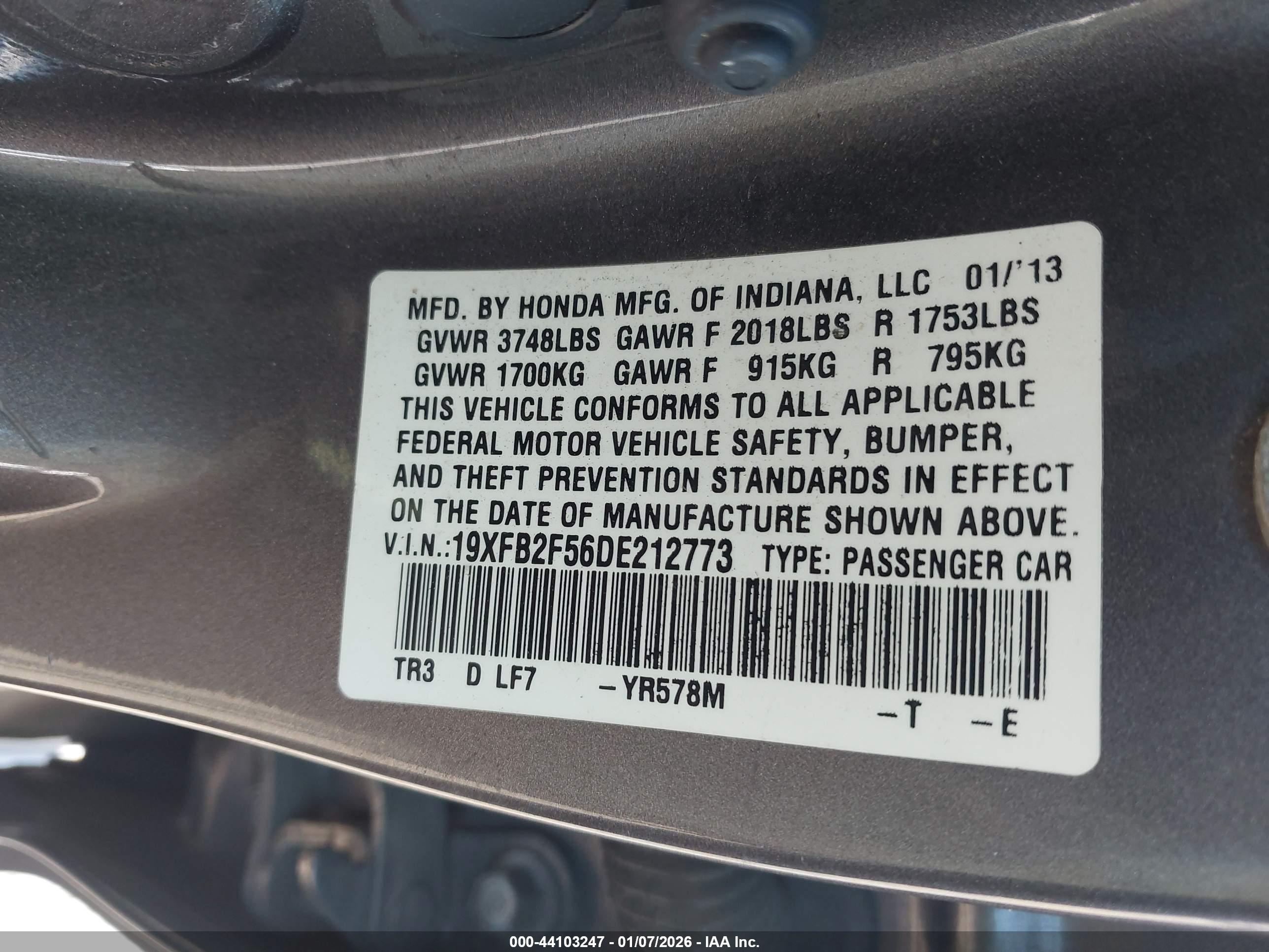 HONDA CIVIC image 9